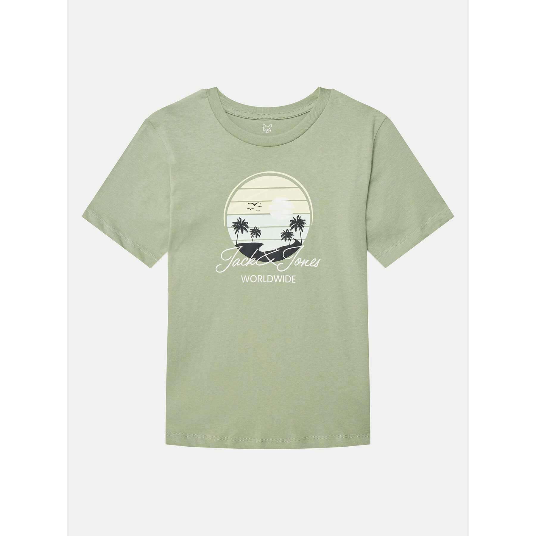 Jack&Jones Junior Jack&Jones Junior T-Shirt Palm 12269922 Πράσινο Regular Fit