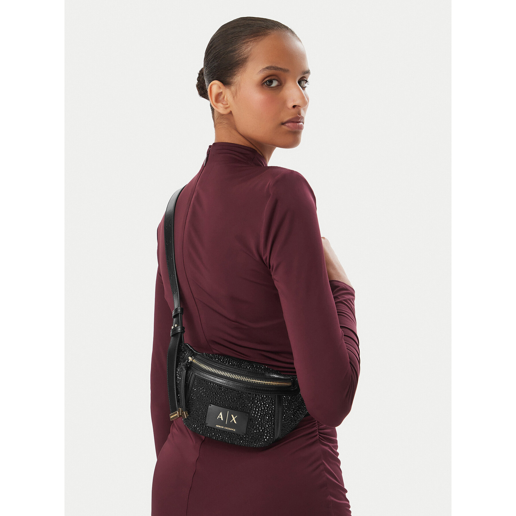 Jostas soma Armani Exchange XW002655 AF27000 MC043 Melns