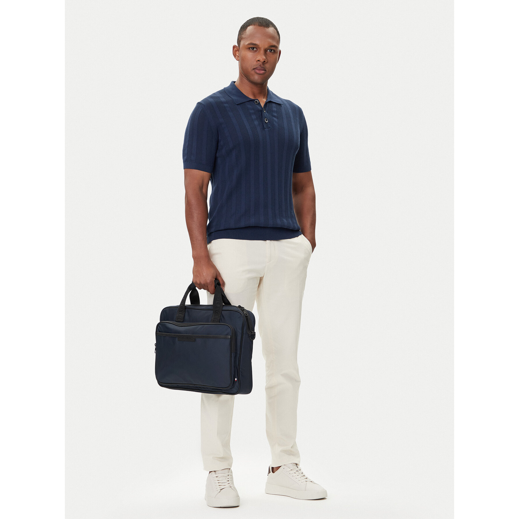 Laptoptáska Tommy Hilfiger Th Repreve Computer Bag AM0AM13466 Sötétkék