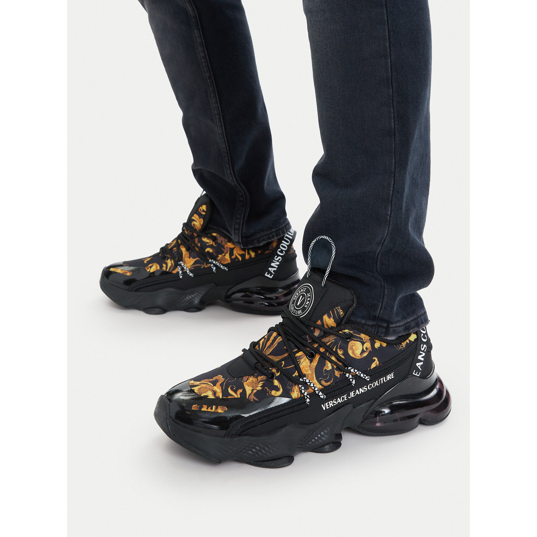 Superge Versace Jeans Couture 79YA3SU2 ZSC94 G89 Črna