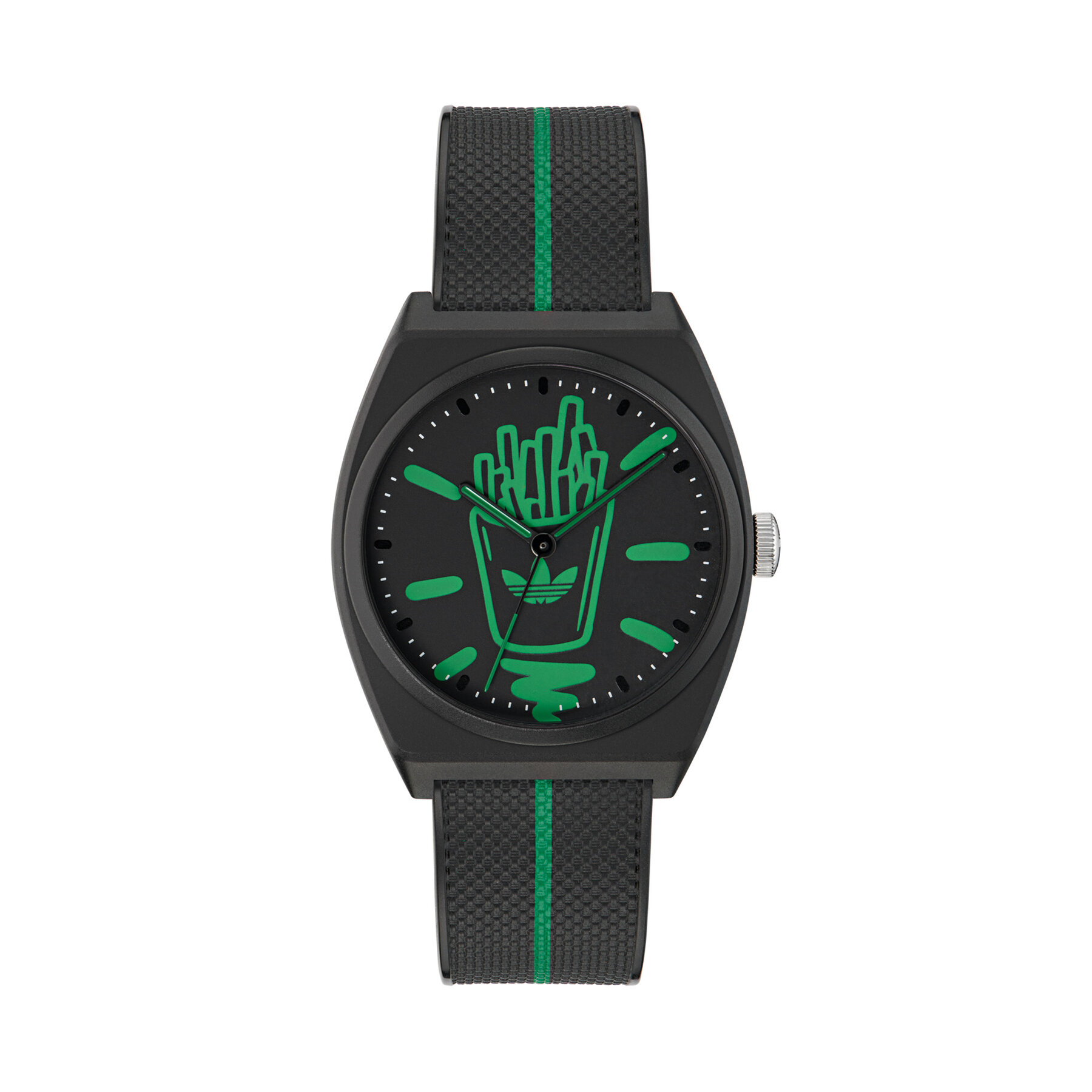 Часовник adidas Project Two AOST25040 Черен