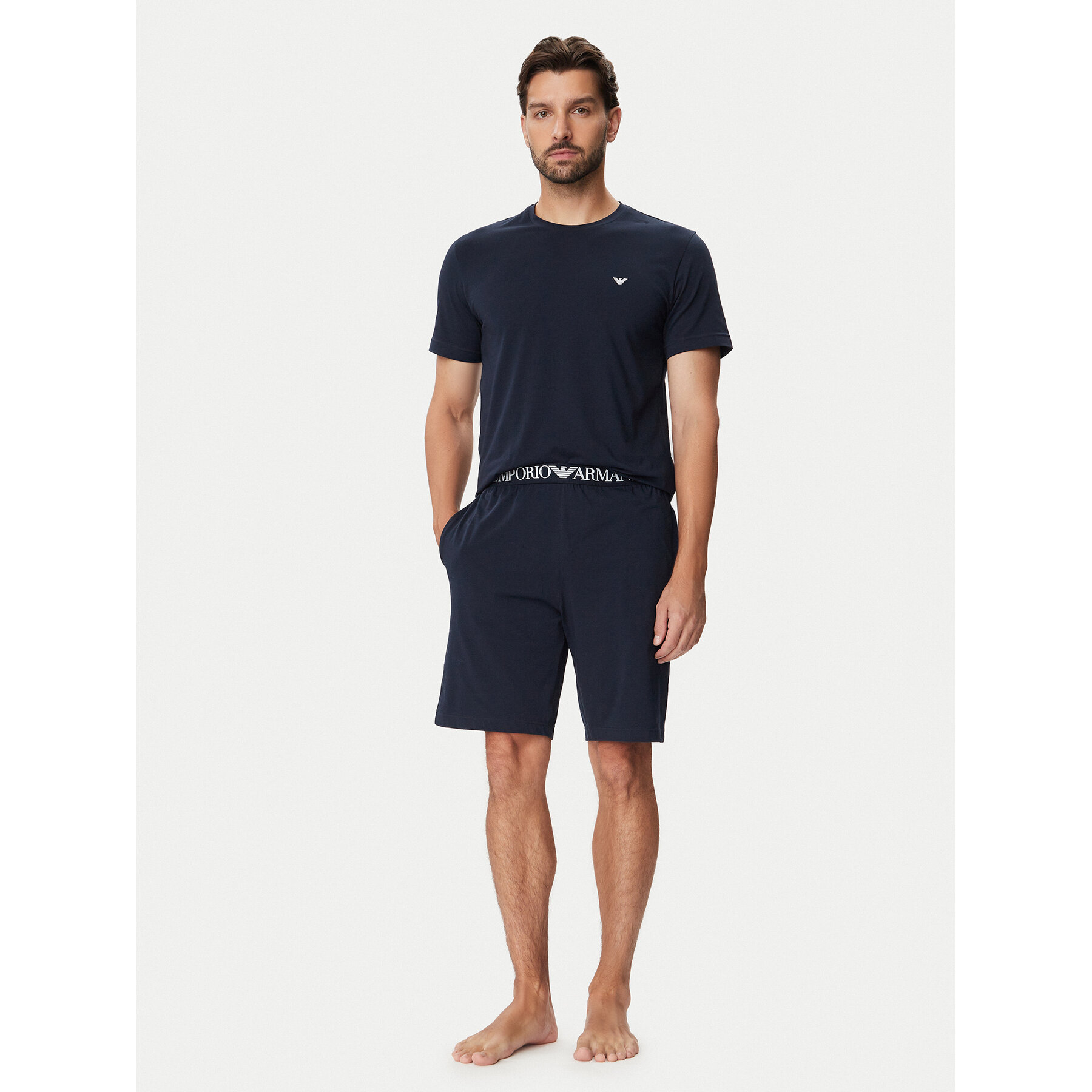 Emporio Armani Underwear Pyjama EM000400 AF25017 UB102 Dunkelblau Regular Fit