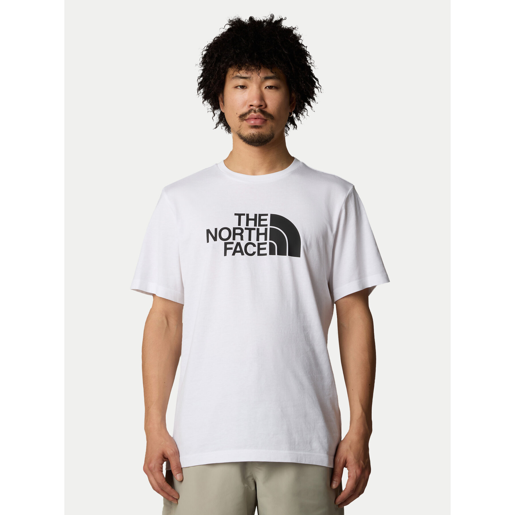 The North Face Póló Easy NF0A8A6C Fehér Regular Fit