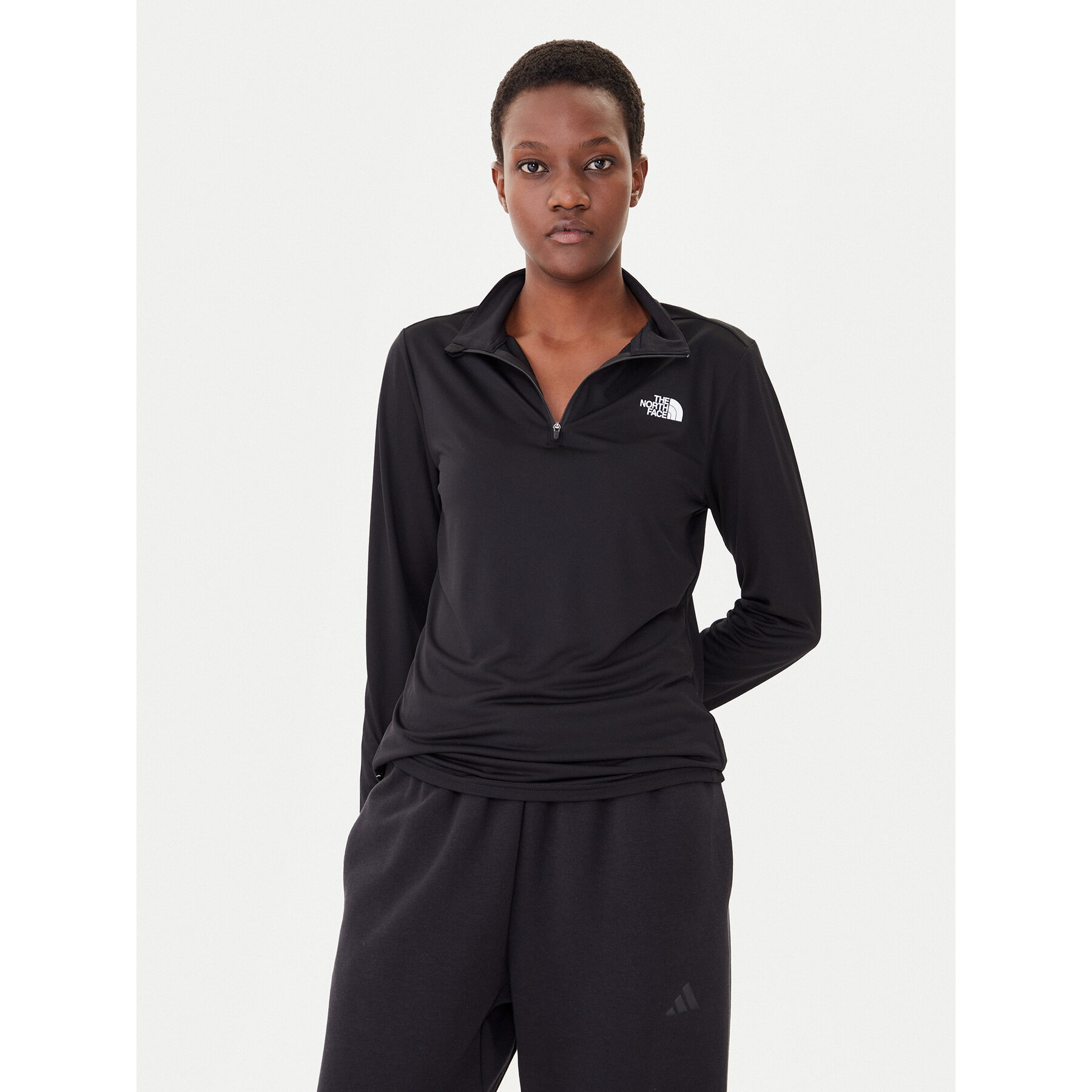 The North Face Technisches T-Shirt Flex NF0A8BRQ Schwarz Slim Fit