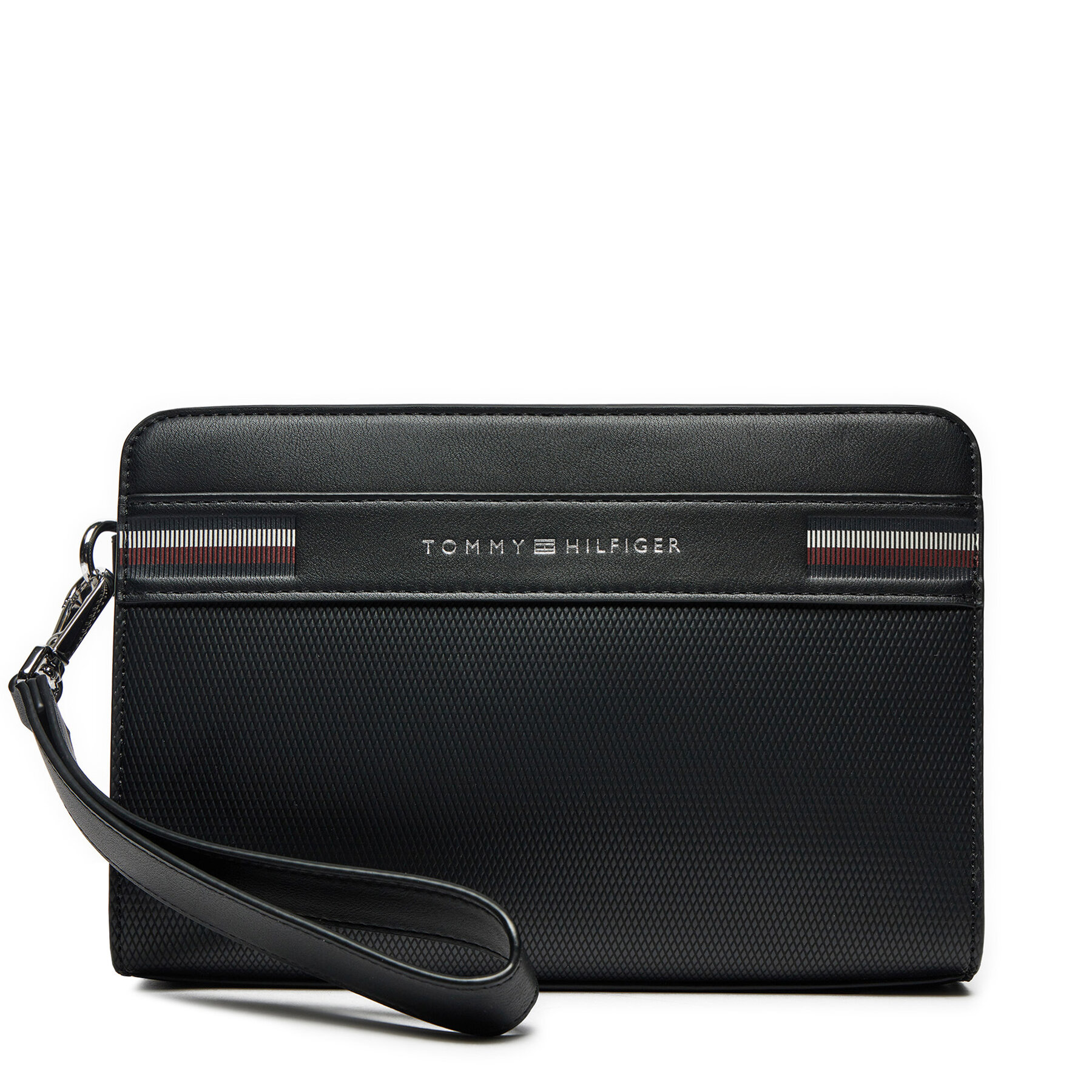 Bandolera Tommy Hilfiger Th Corp Texture Pouch AM0AM12776 Negro