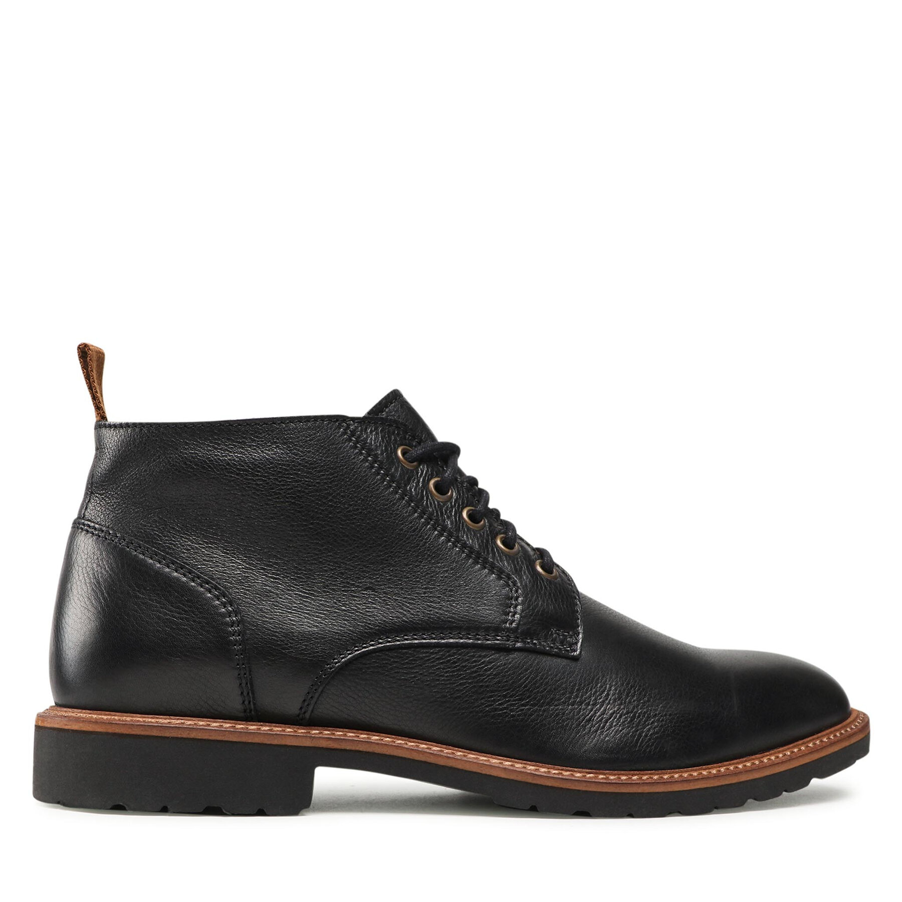 Botines planos Ryłko IPWN70 Negro