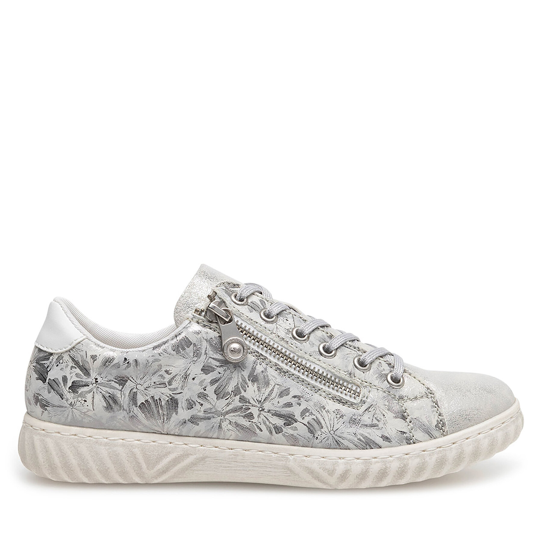 Sneakers Rieker N0900-90 Argintiu