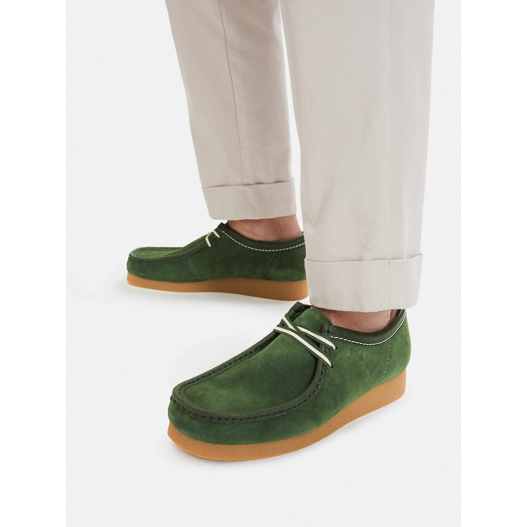 Pantofi Clarks Wallabee EVO 26186170 Verde