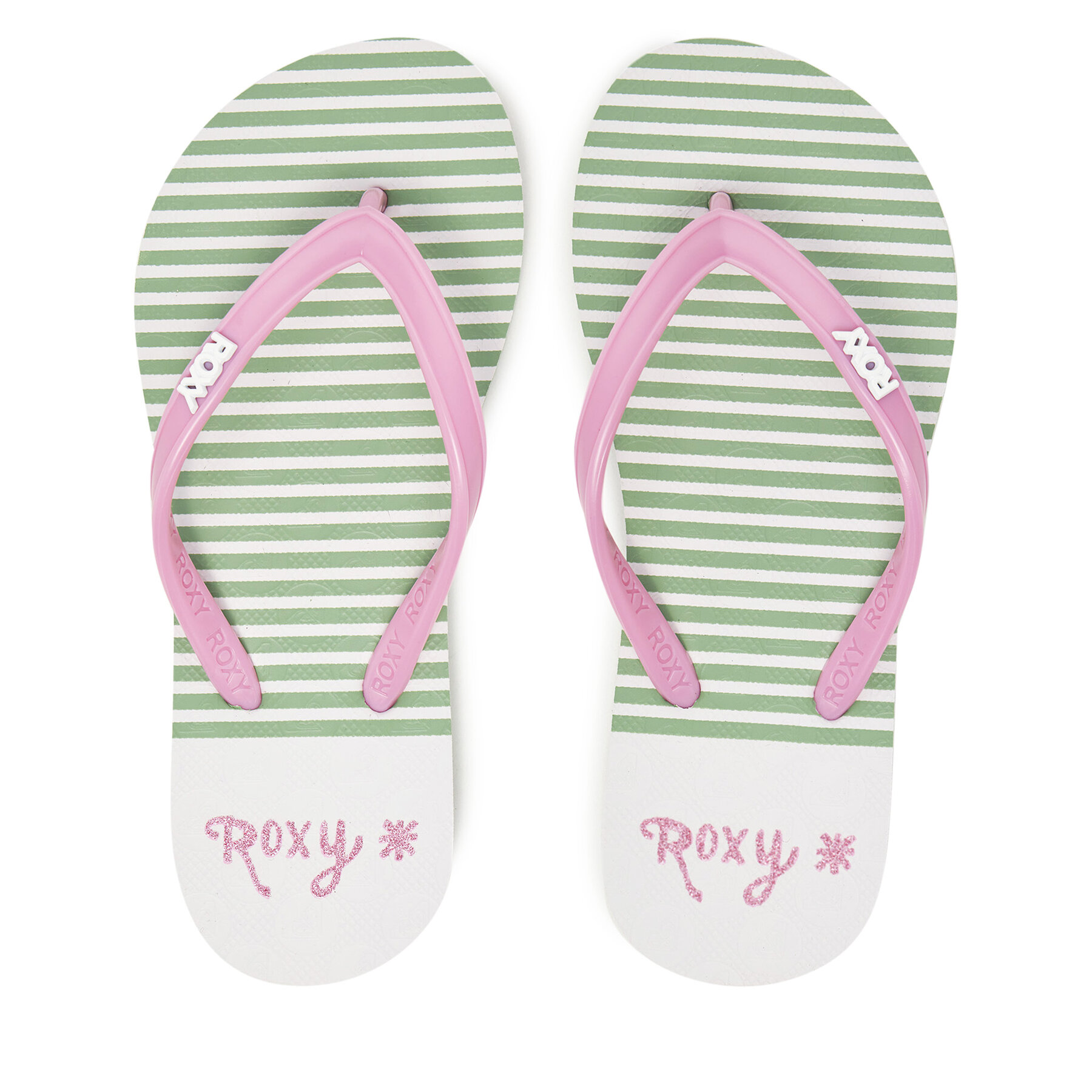 Damskie Japonki Roxy, Rozmiar 33 Różowy ARGL100283