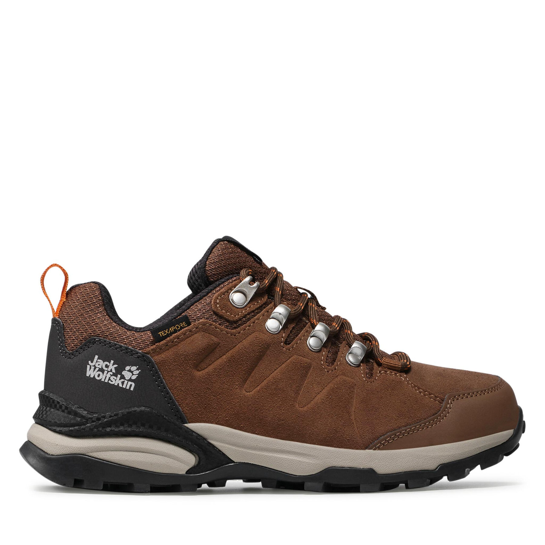  Bakancs Jack Wolfskin Refugio Texapore Low W 4050821 Barna akciós termékkép 1