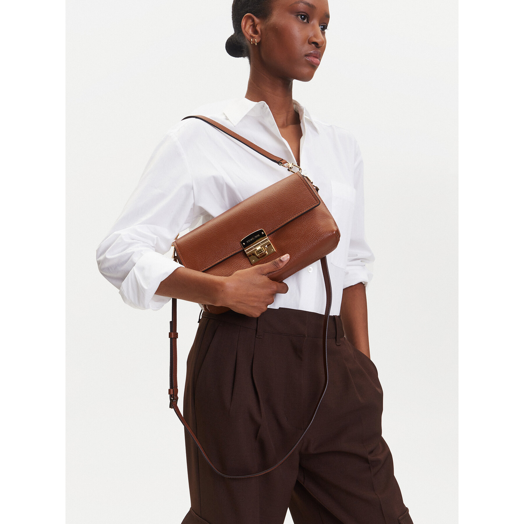 Τσάντα MICHAEL Michael Kors 32S5G9XC8T Καφέ