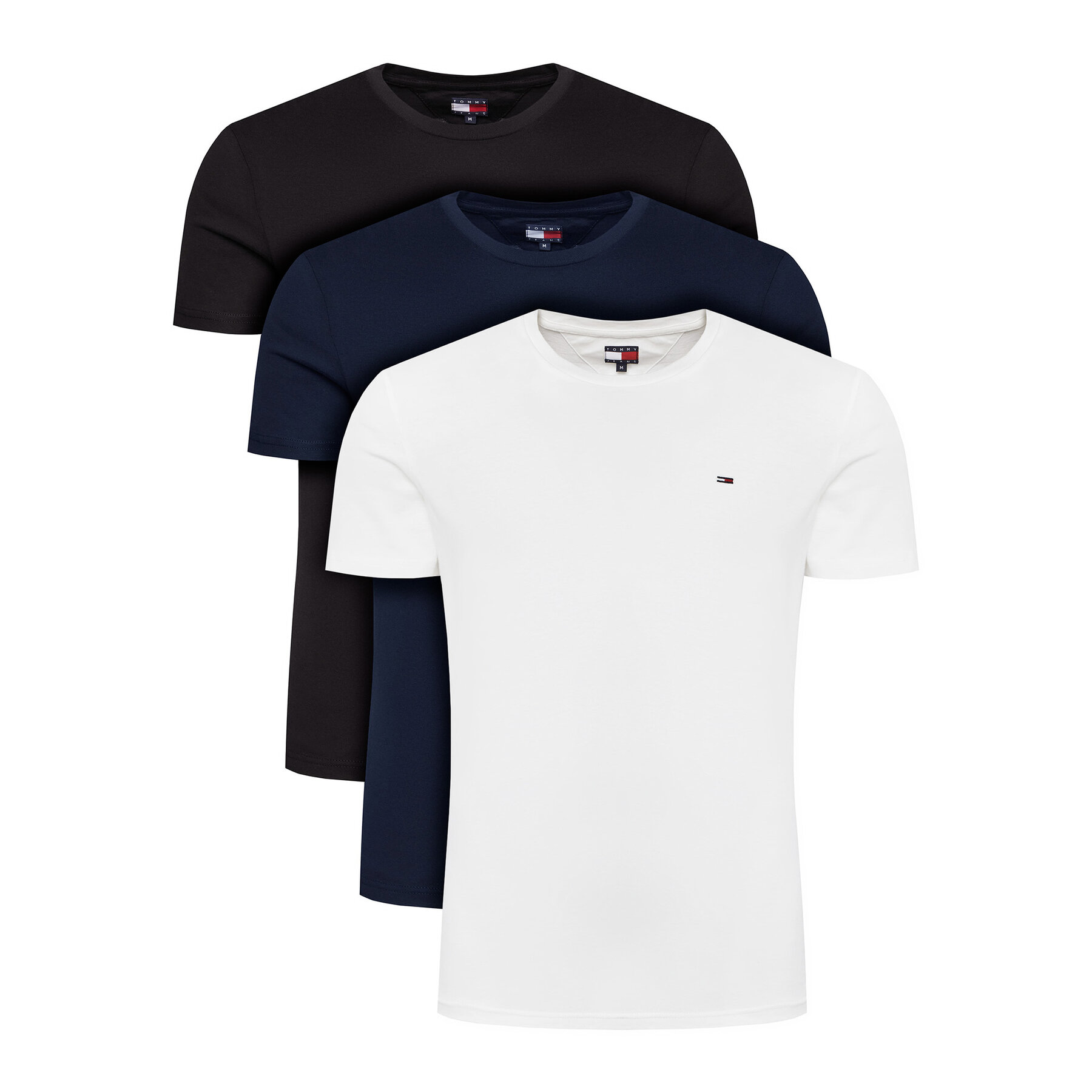 Tommy Jeans Set t-shirt majica﻿ DM0DM21579 Šarena Slim Fit