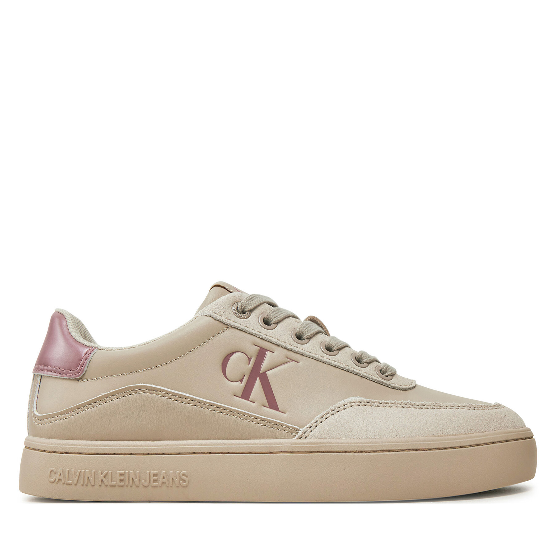 Dámske Sneakersy Calvin Klein Jeans, Rozmer: 36, Béžová, YW0YW01585