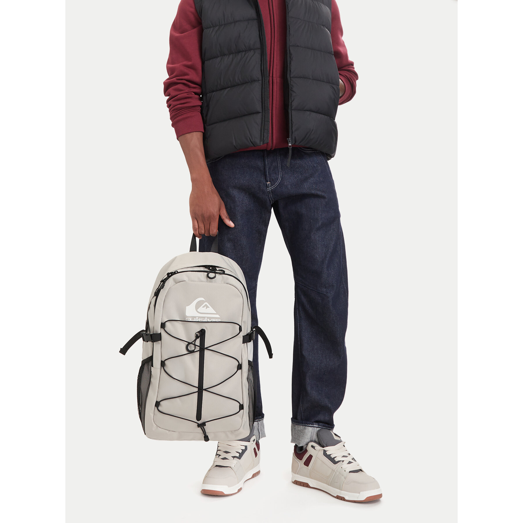 Ruksak Quiksilver CWBEO-QUIK-F-002-10 Svijetlo siva