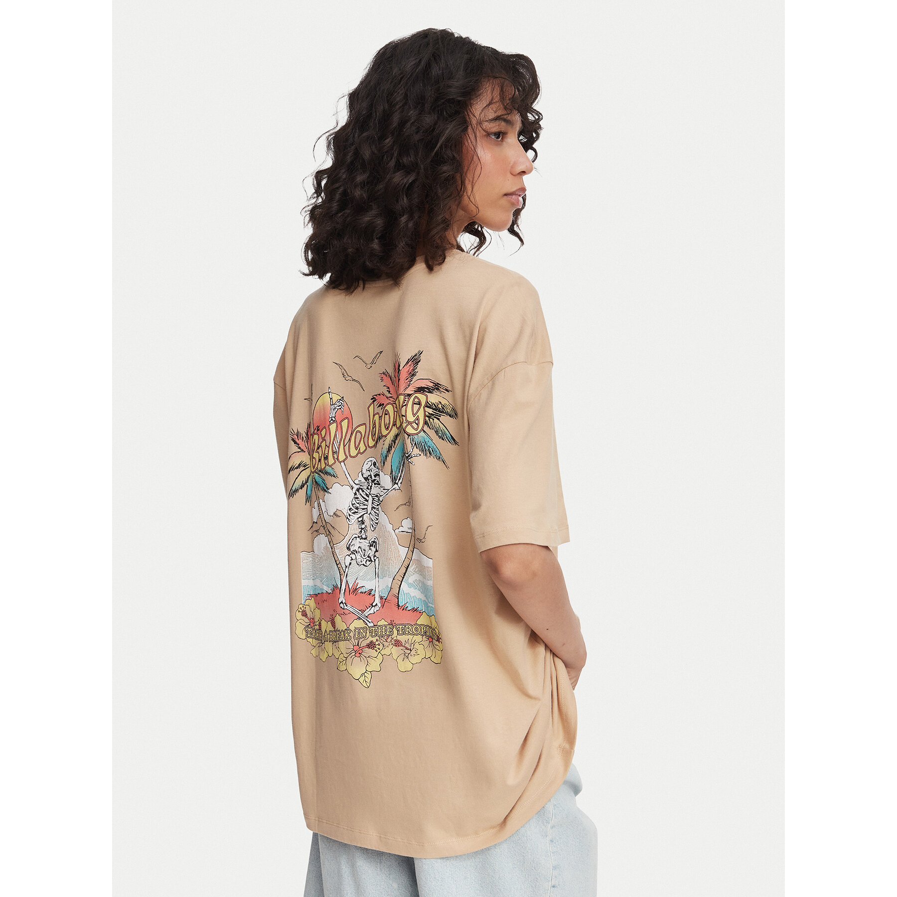 Billabong T-shirt Take A Break EBJZT00407 Kaki Oversize