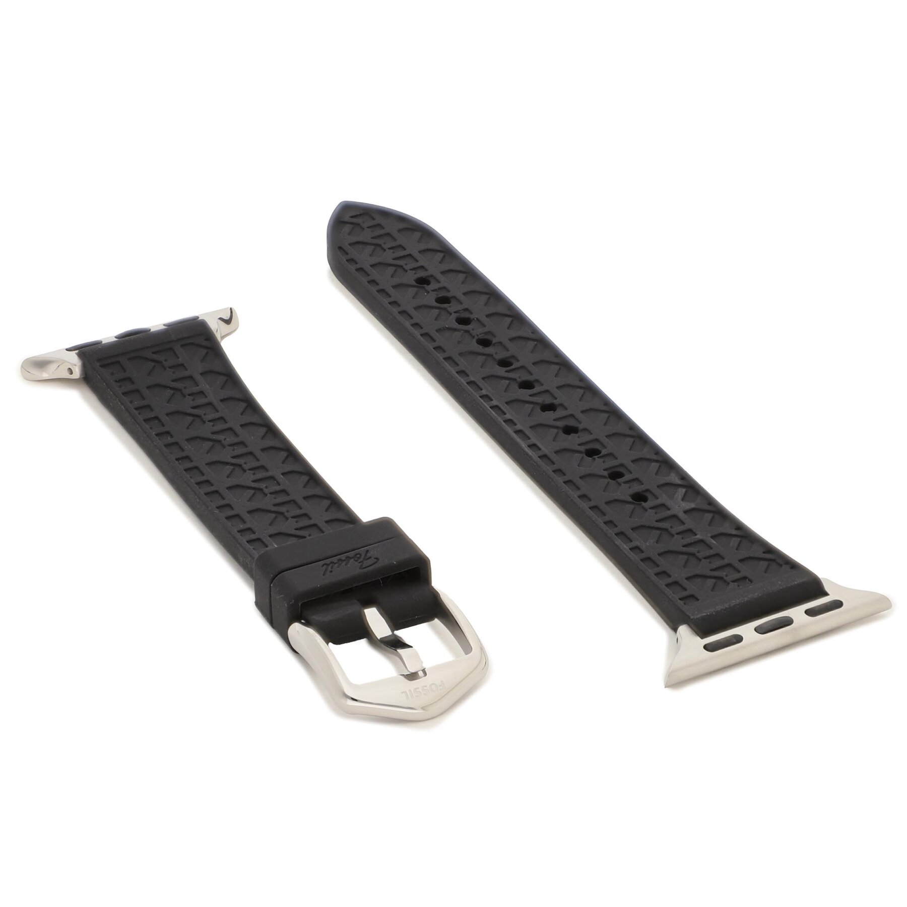 Wymienny pasek do zegarka Apple Watch Fossil Czarny S380018