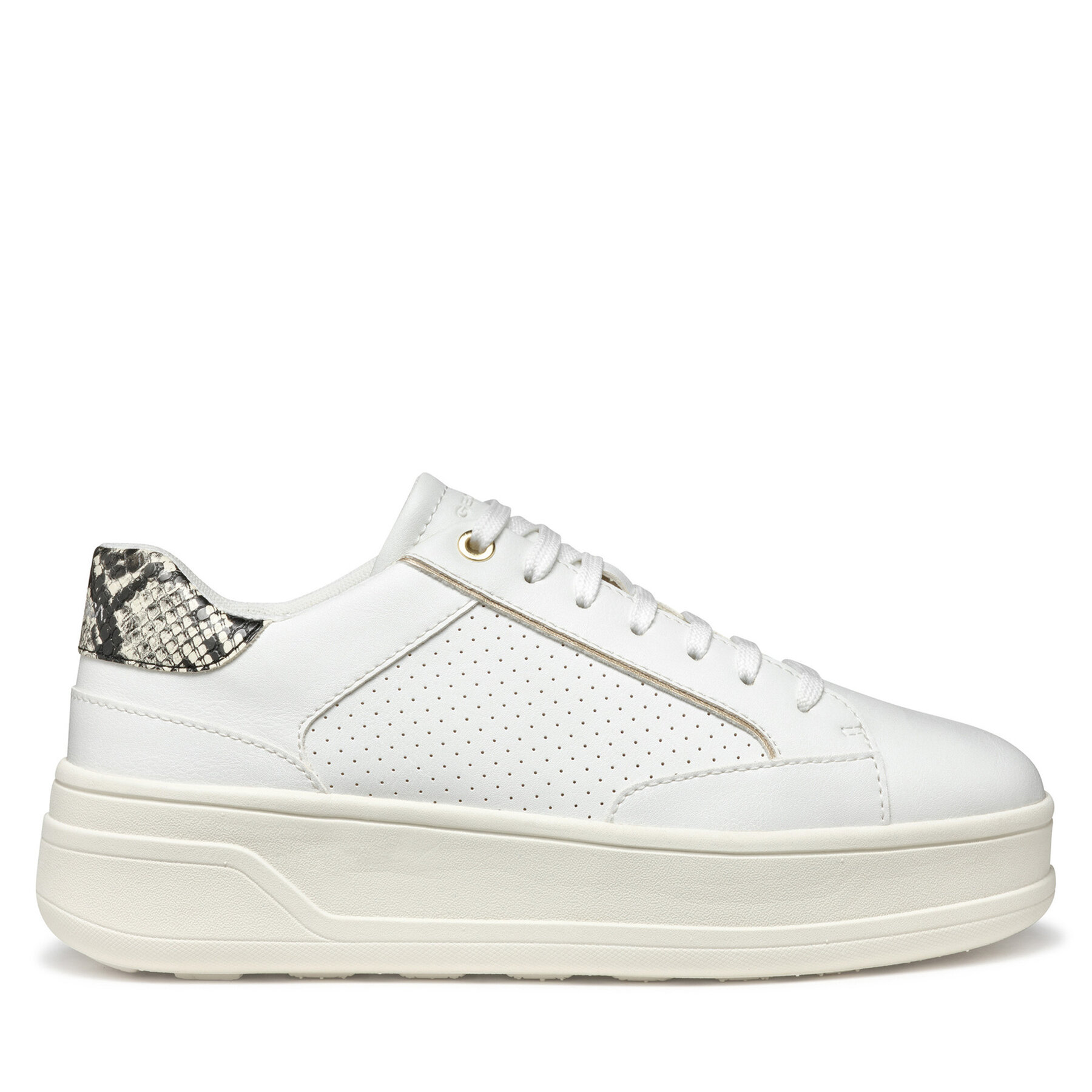Sneakers Geox D Spherica Ecub-2 D55WVB 0BCAR C0405 Bianco