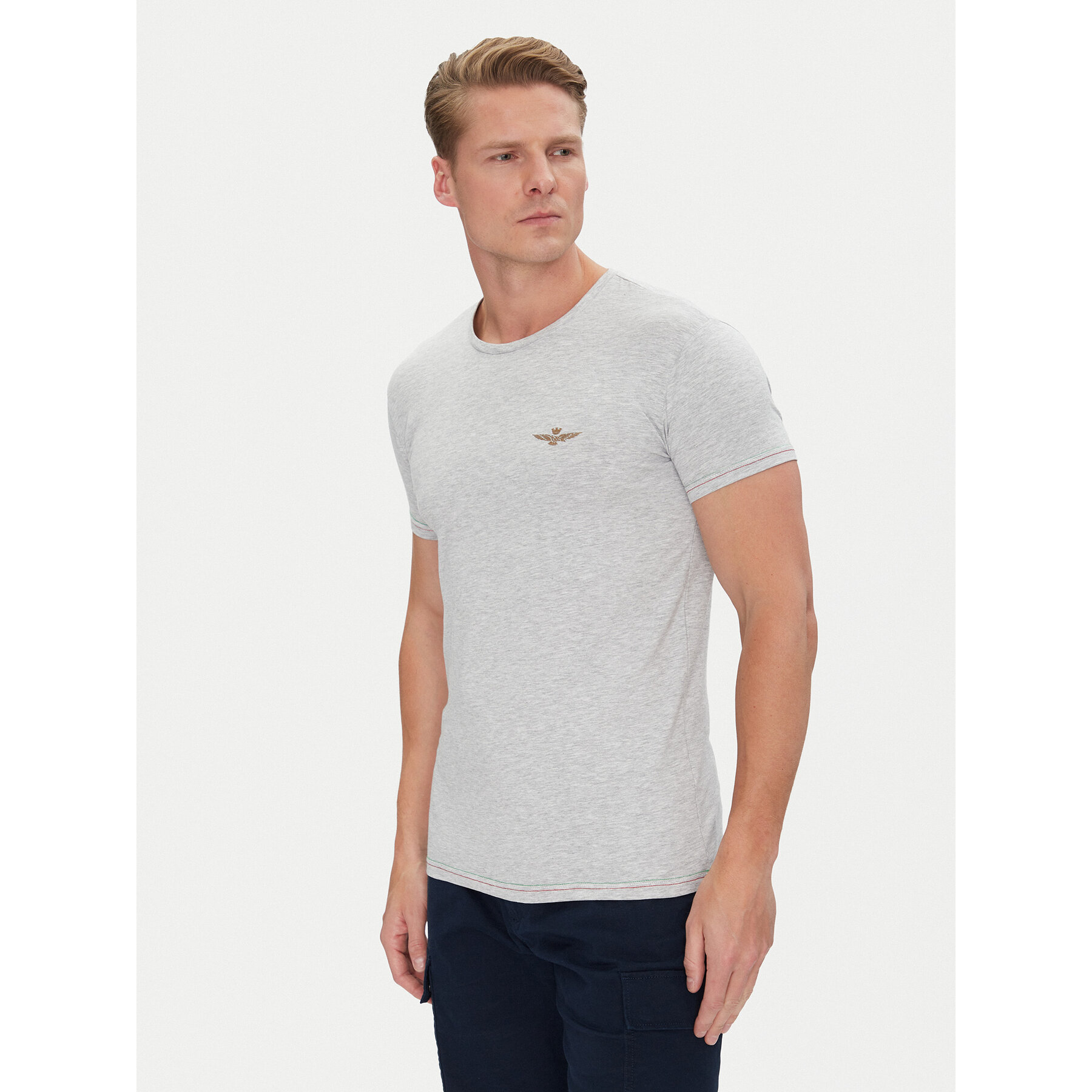 Aeronautica Militare Aeronautica Militare T-Shirt AM1UTI003 Γκρι Regular Fit