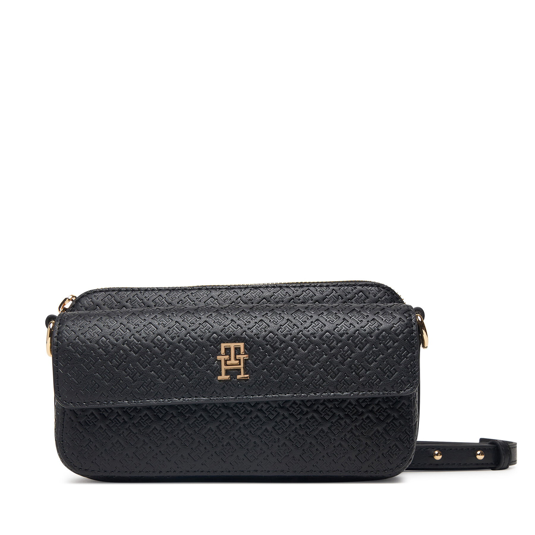Torbica Tommy Hilfiger Th Icon Camera Bag Mono AW0AW18922 Crna