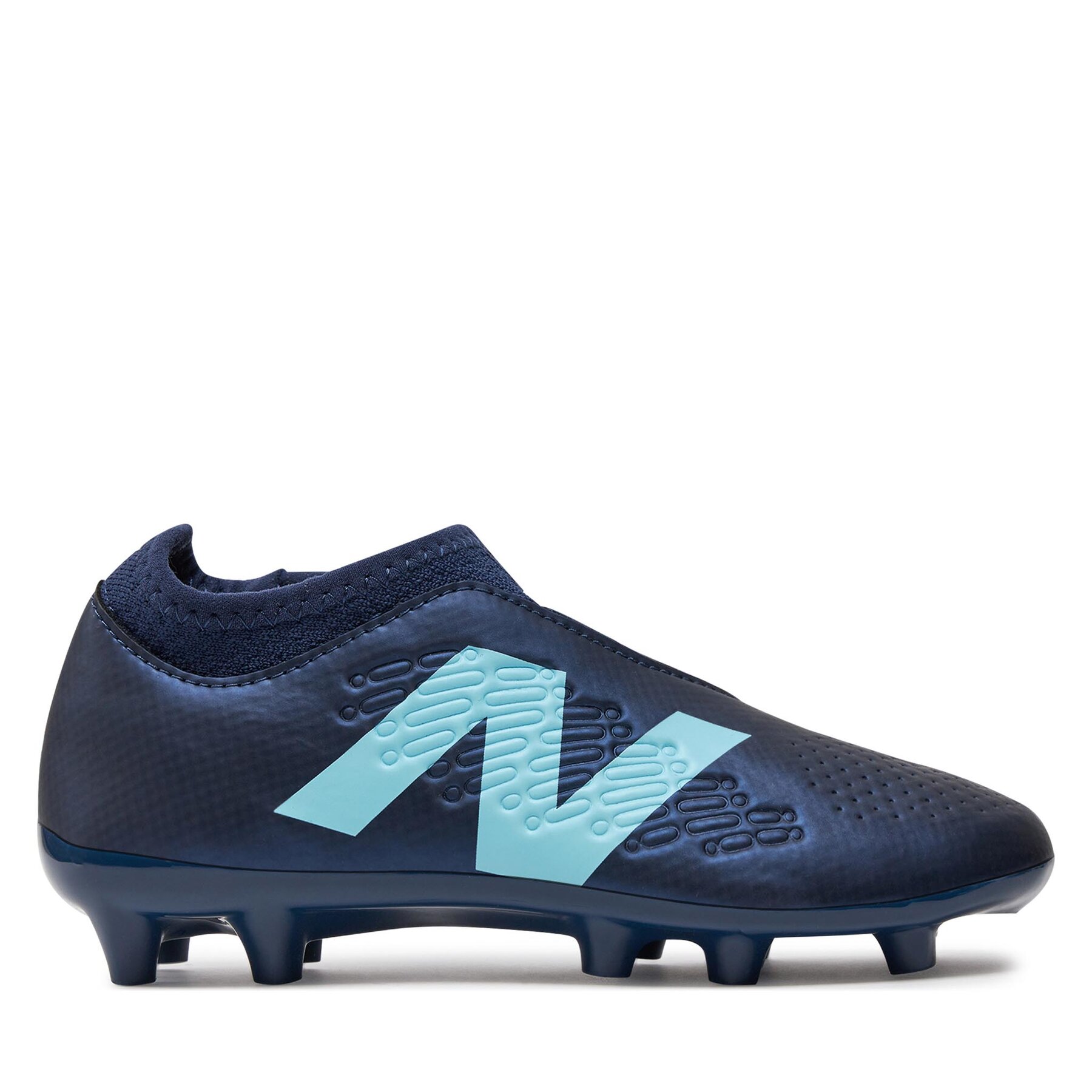 Chaussures de football New Balance Tekela Magique Jnr Fg V4+ SJT3FN45 Bleu marine