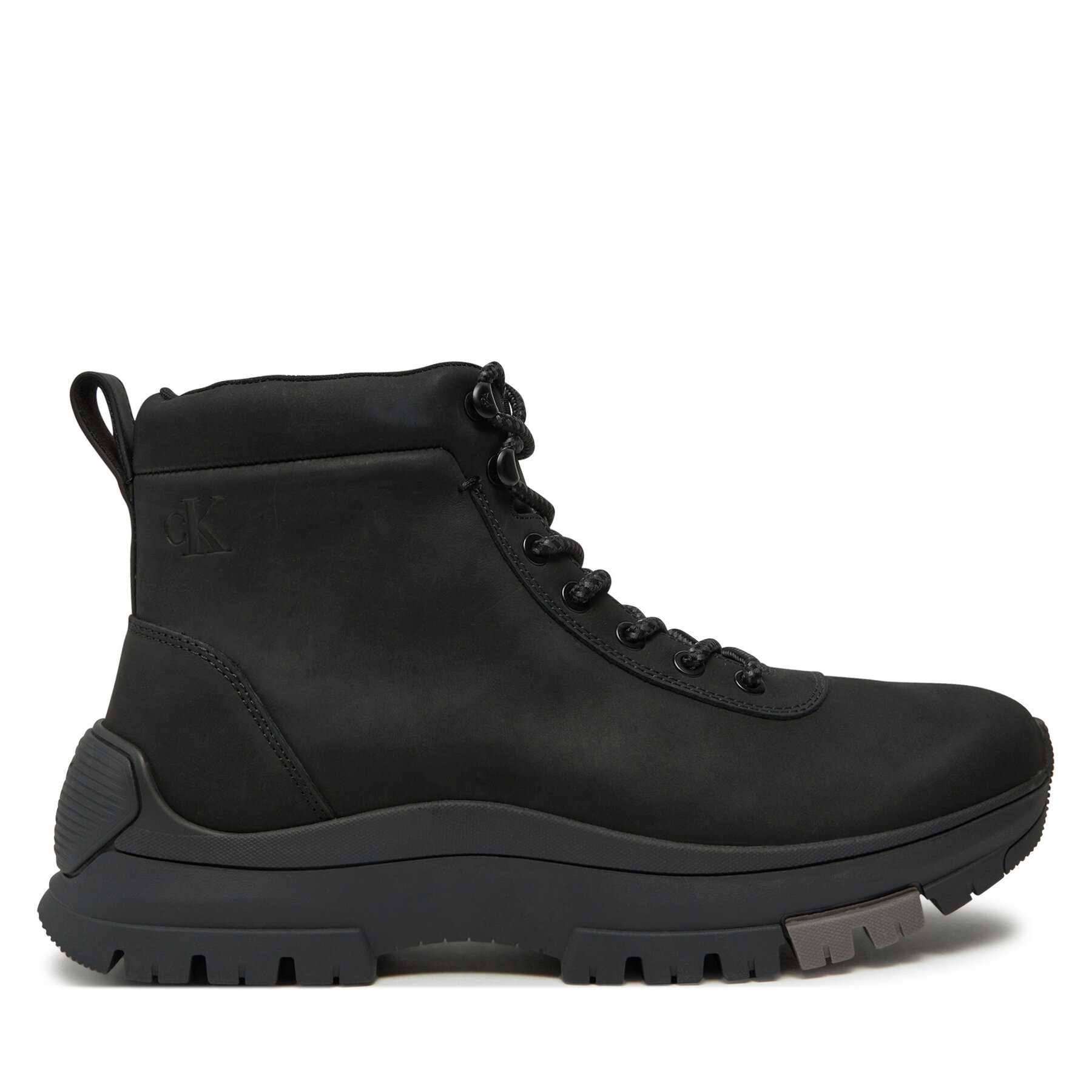 Bottes de randonnée Calvin Klein Jeans Hybrid Wp Boot Laceup Rebellious YM0YM01077 Noir