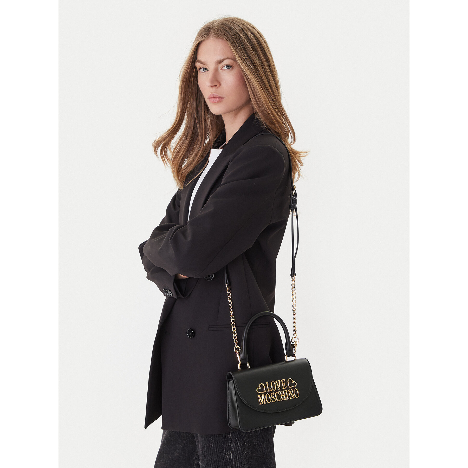 Kabelka LOVE MOSCHINO JC4335PP0NK1300A Čierna