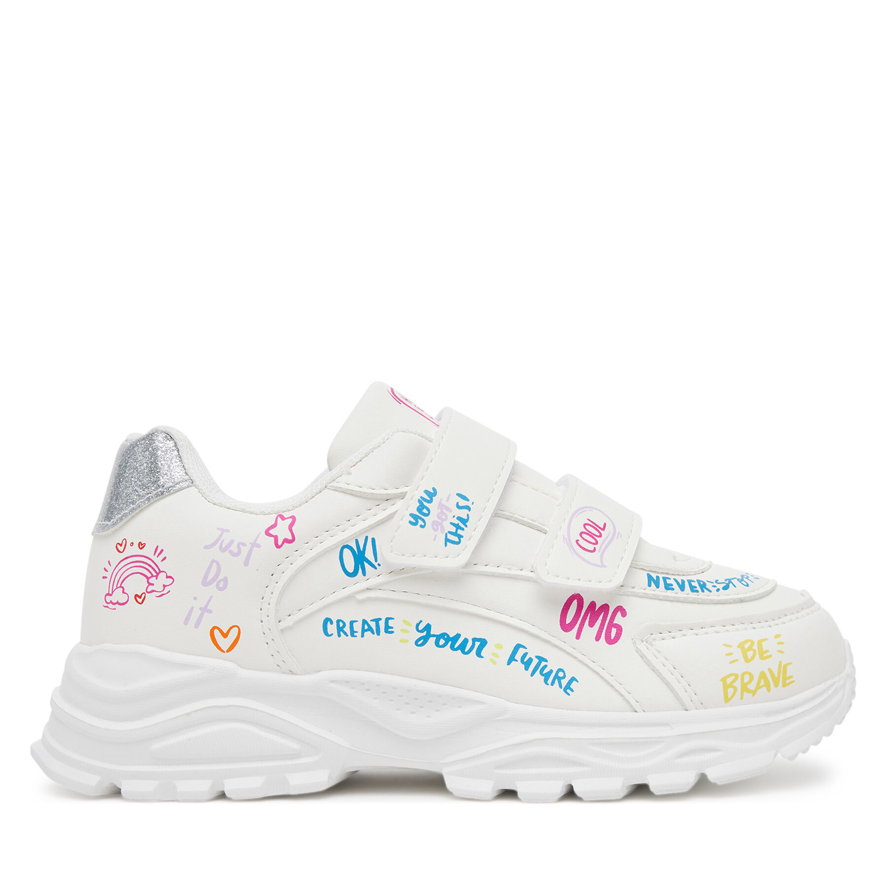 Sneakersy DeeZee CEO-AVO-19627-002 Biela
