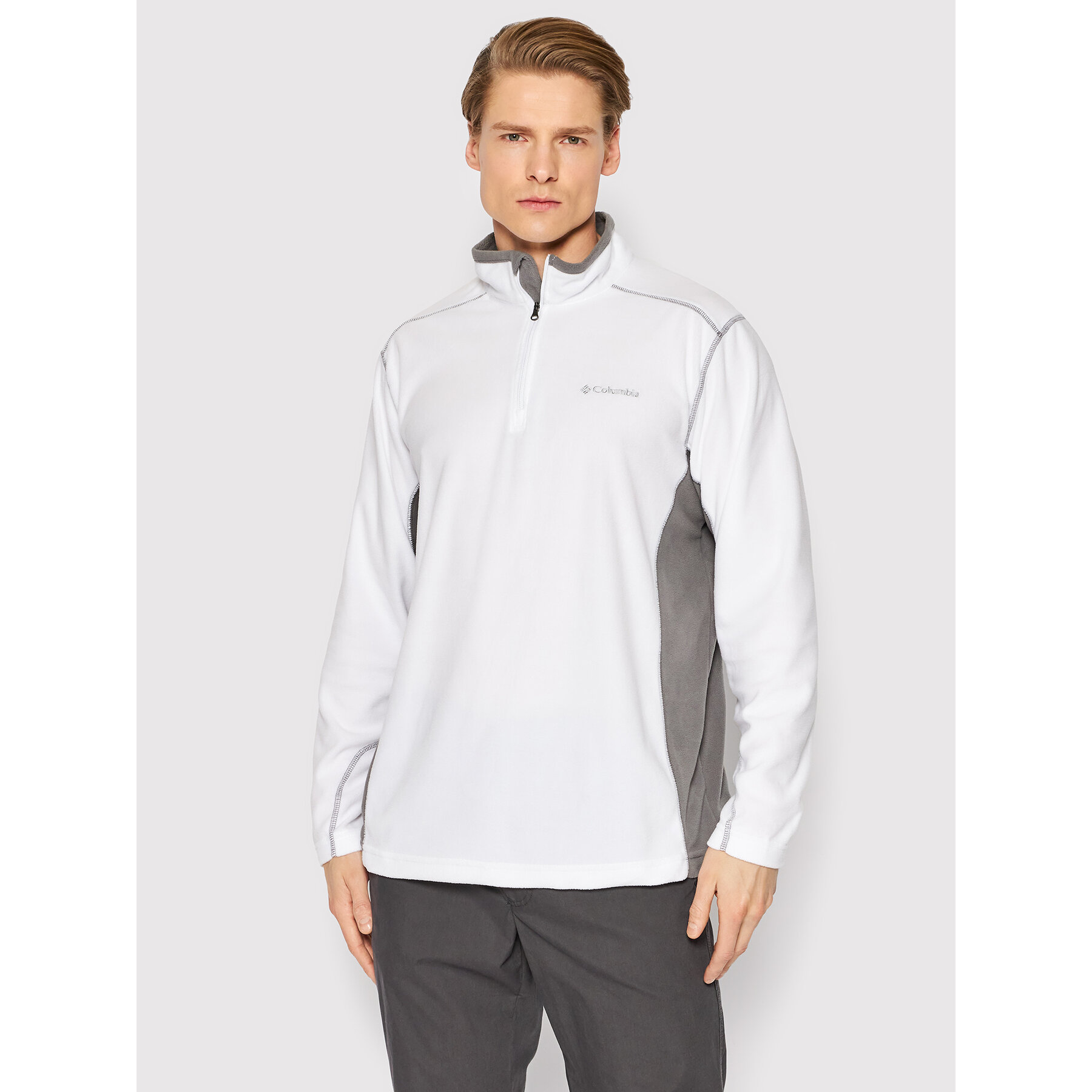 Columbia Fleecejacke Klamath Range 1352472 Weiß Regular Fit