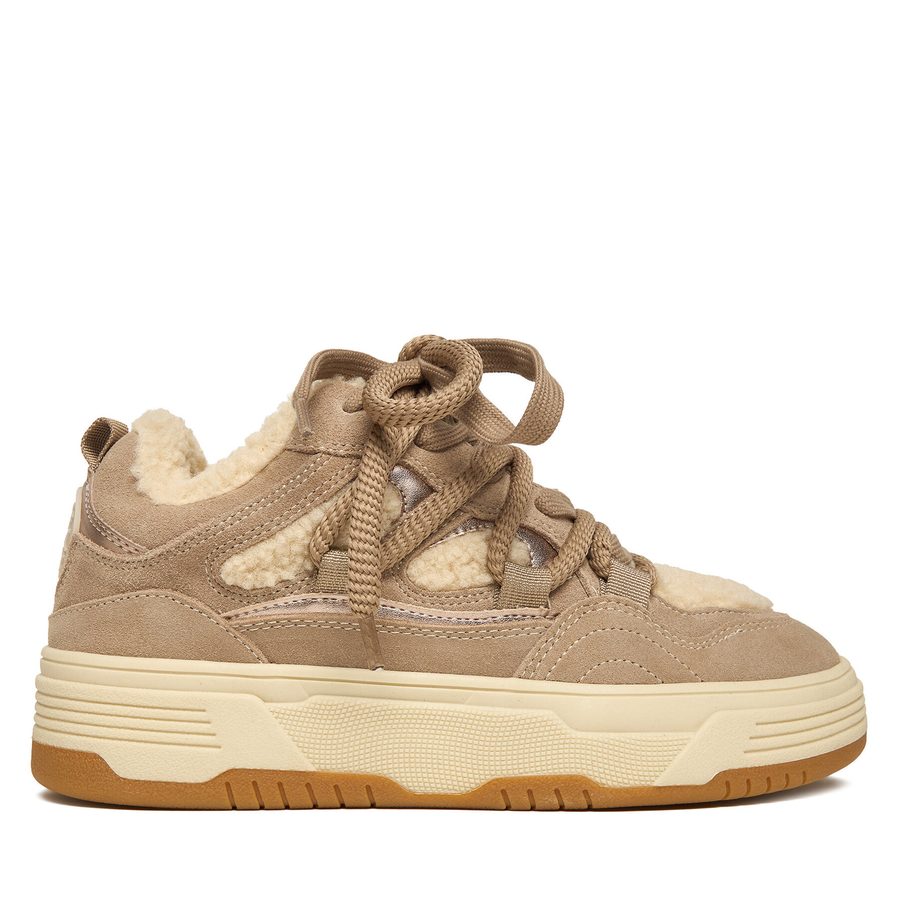 Sneakersy Steve Madden Boomer-F SM11003865 Béžová