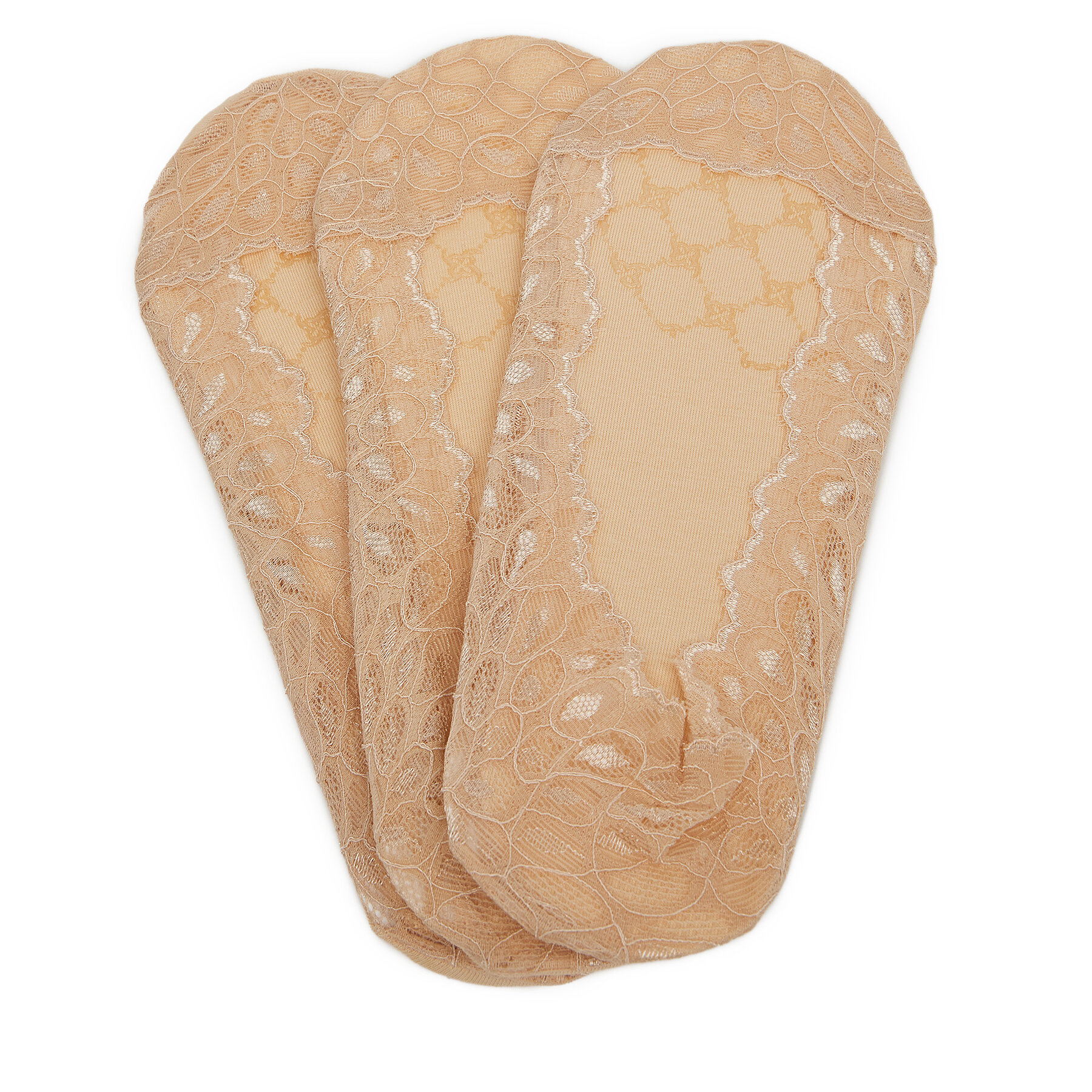 Kotníkové ponožky Nine West LA_NW_4WB_004_SS25 (3-PACK) Béžová