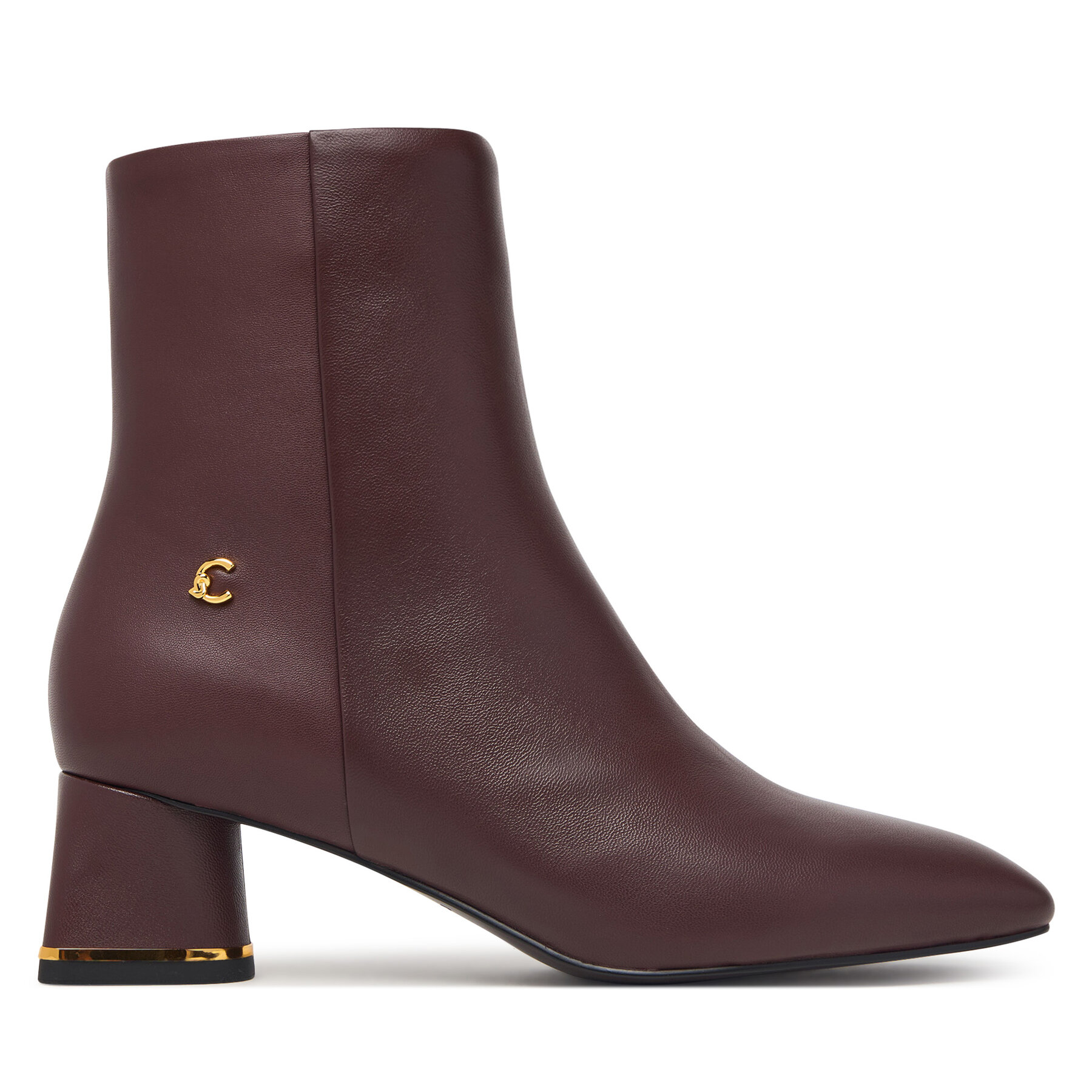 Škornji Coccinelle C-Everday Smo E4 U1L 11 01 01 Bordo rdeča