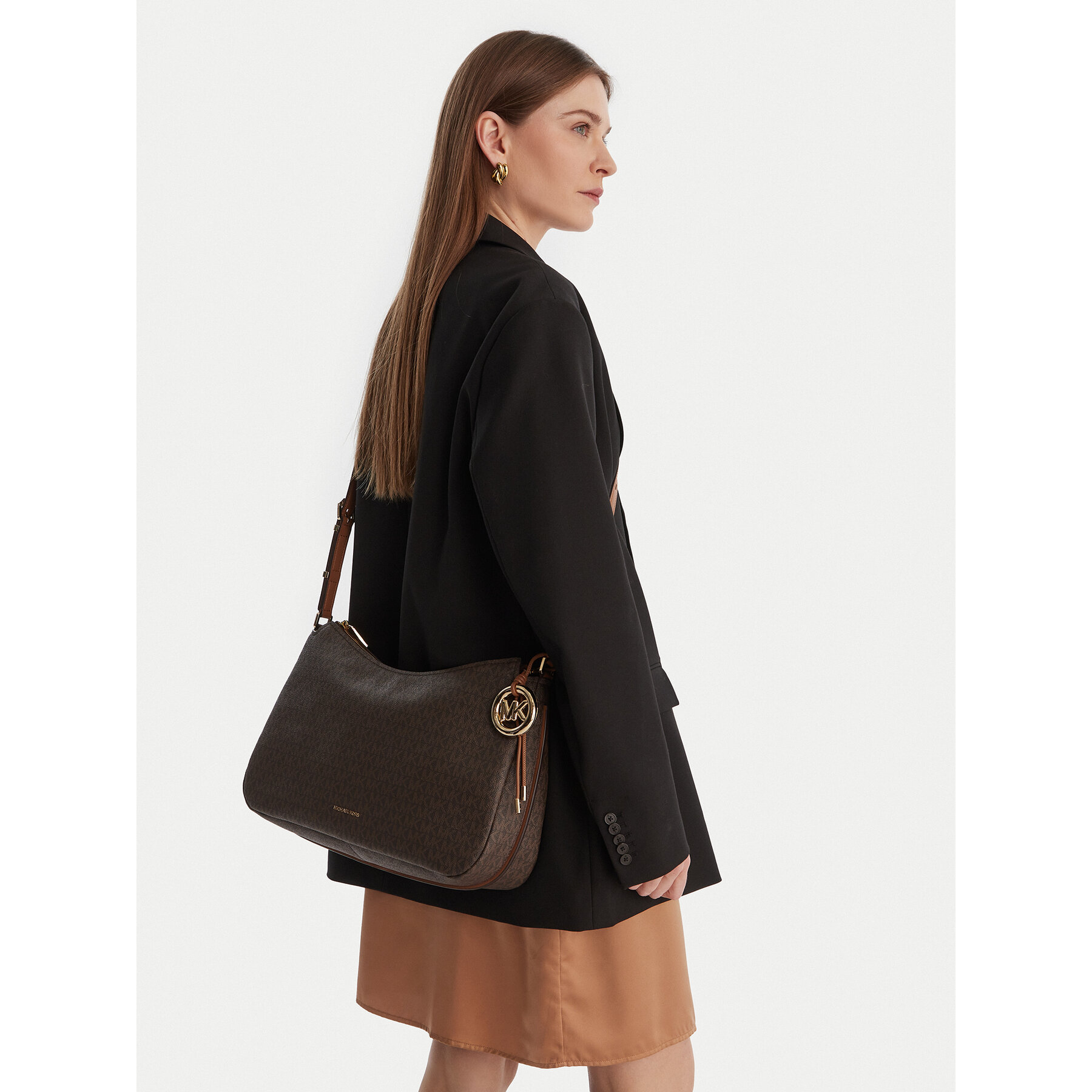 Ročna torba MICHAEL Michael Kors 30F5GY5M2B Rjava