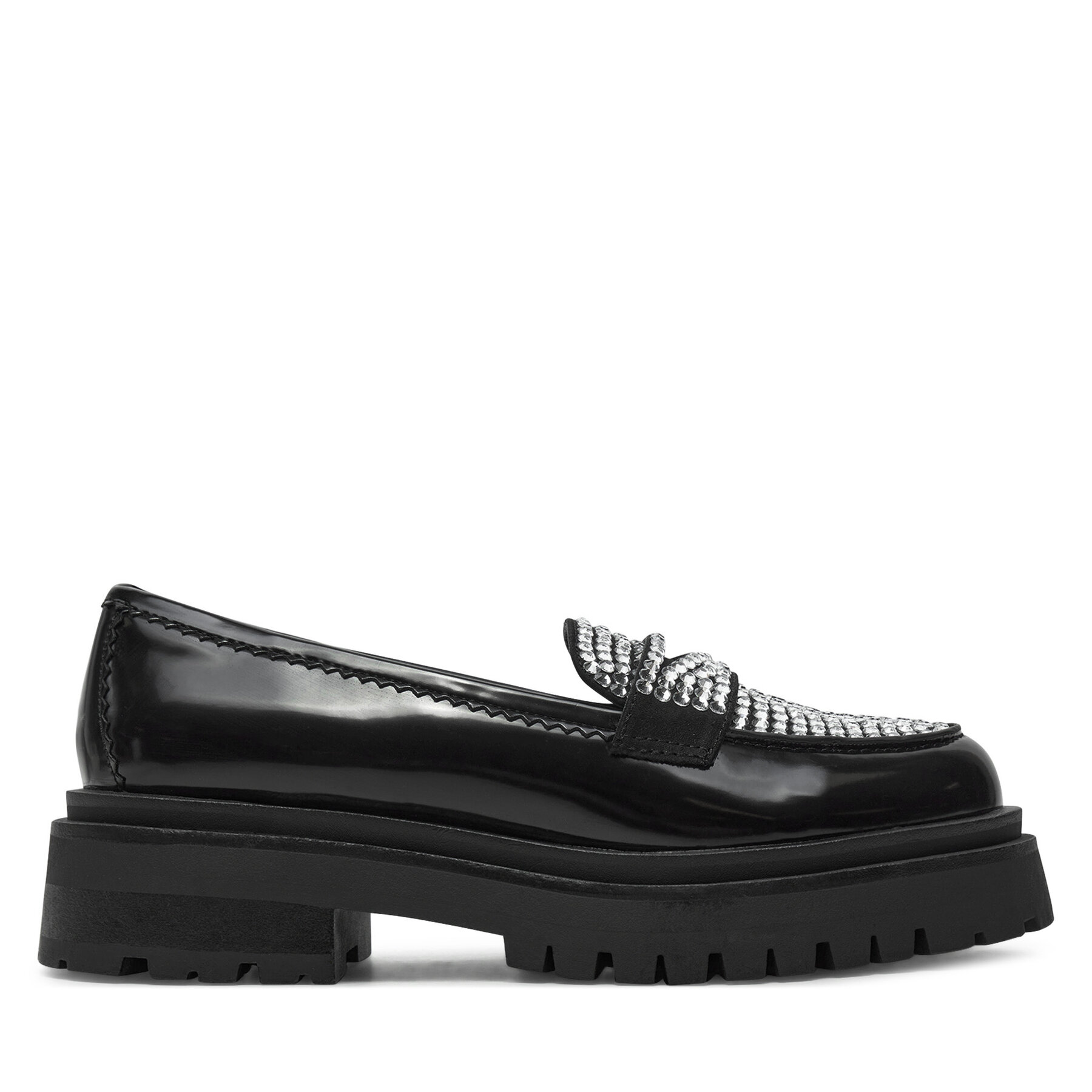 Chunky loafers Steve Madden Longhaul SM11003448 Noir