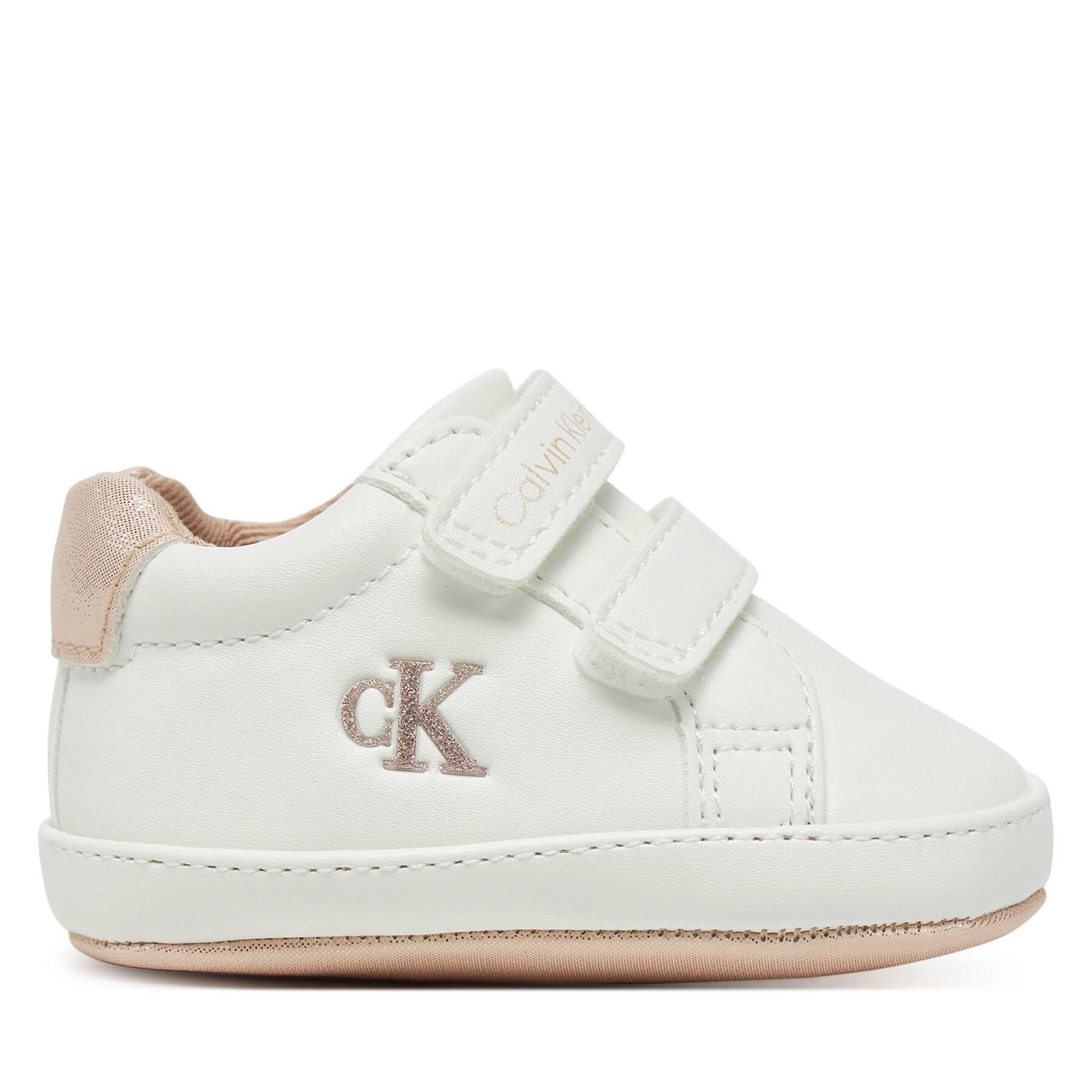 Gyerek Sportcipő Calvin Klein Jeans, Méret: 17, Fehér, Low Cut Velcro V0A9-82005-1582