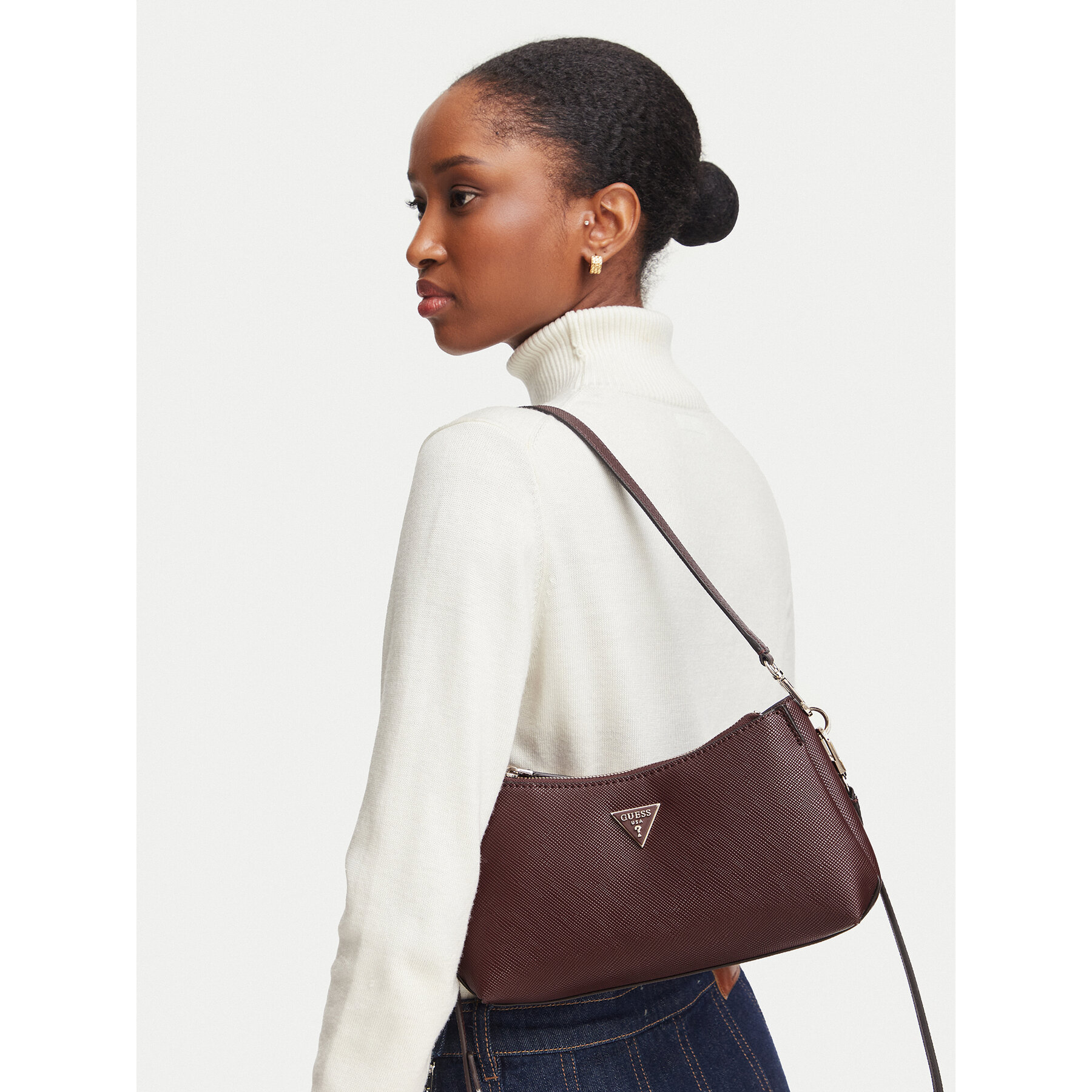 Torbica Guess Noelle II Mini HWZG96 72730 Tamnocrvena