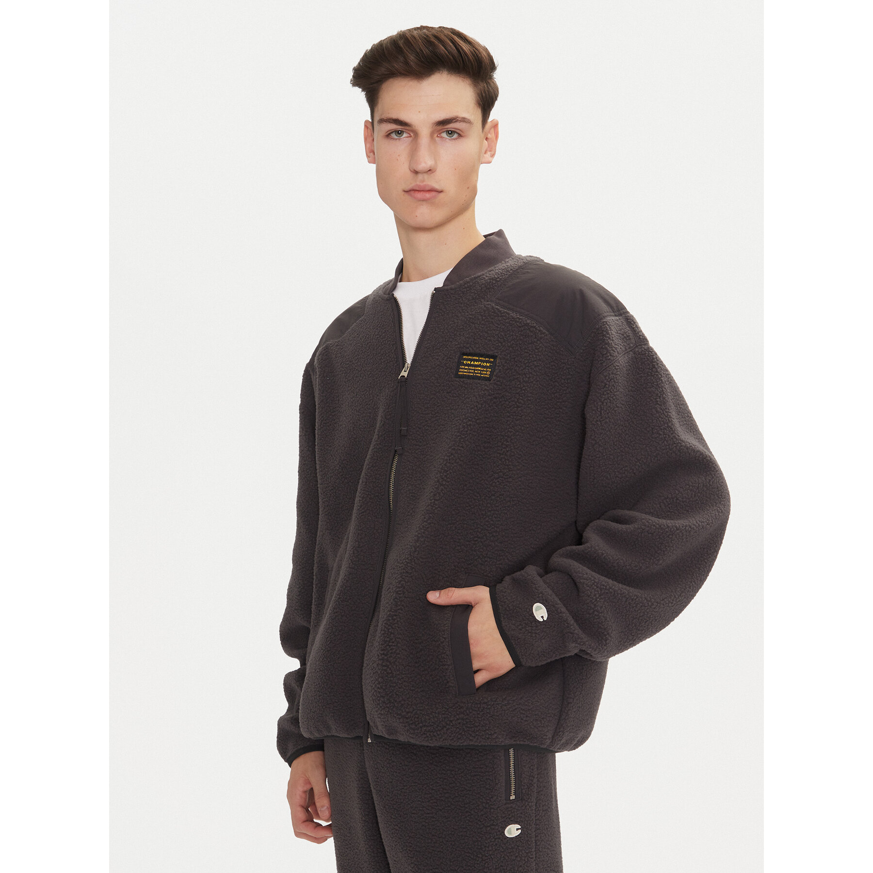 Champion Bomberjacke 220418 Grau Regular Fit