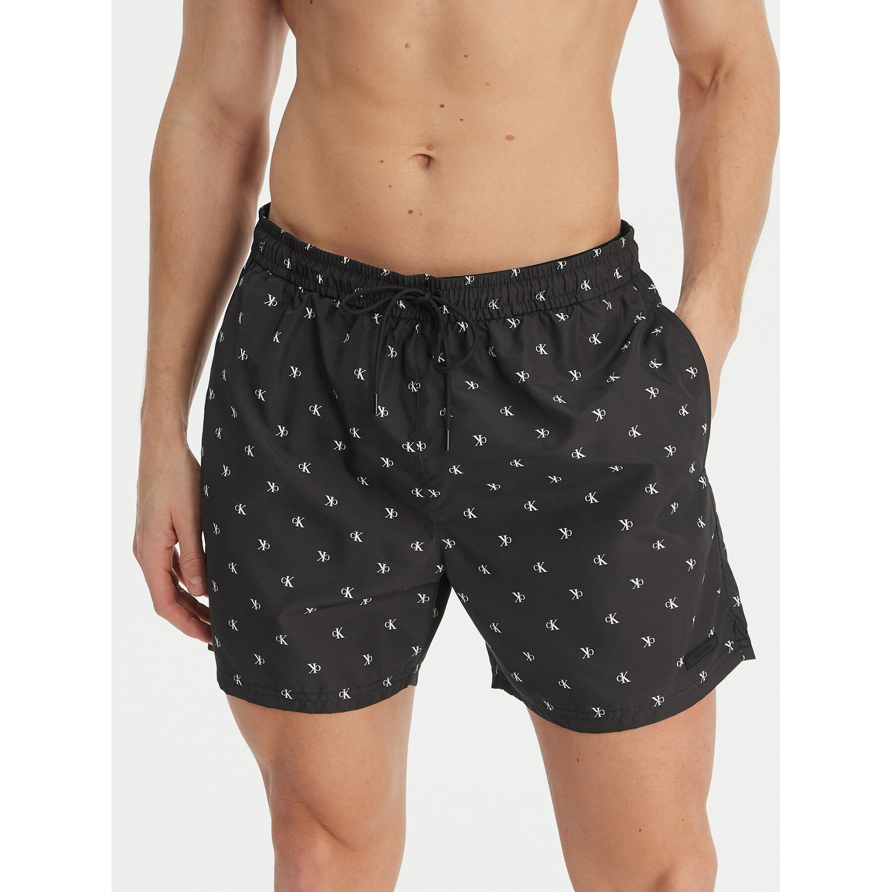 Calvin Klein Swimwear Badeshorts LV00N61027 Schwarz Regular Fit