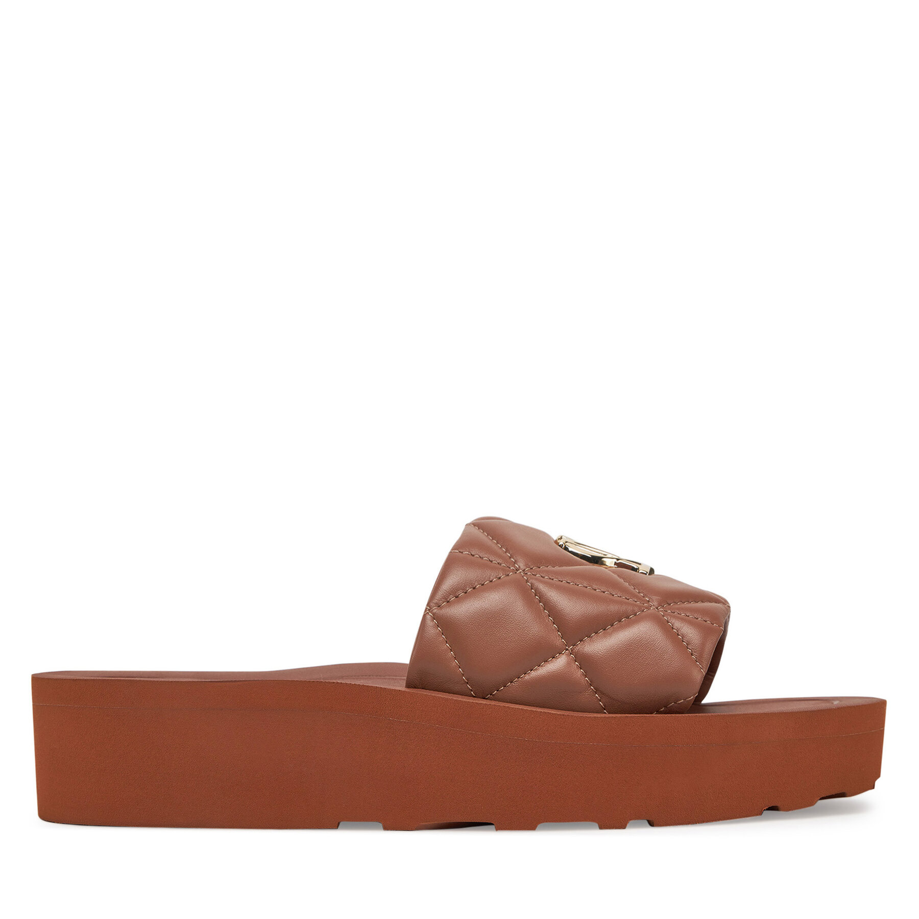 Šľapky LOVE MOSCHINO JA28014I1MIE0201 Hnedá