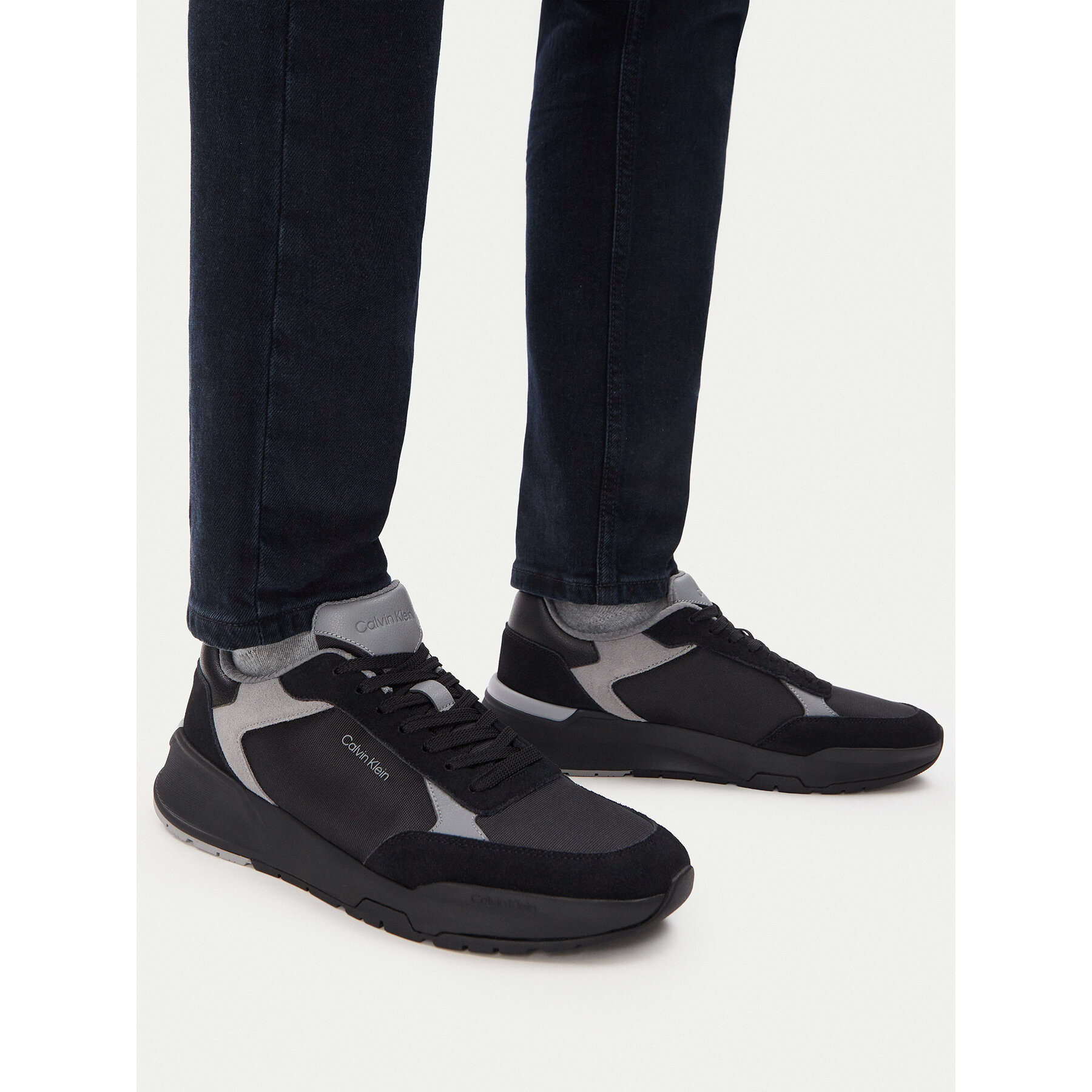 Calvin Klein Sneakers City Runner Laceup Ny-Su HM0HM02308 Schwarz