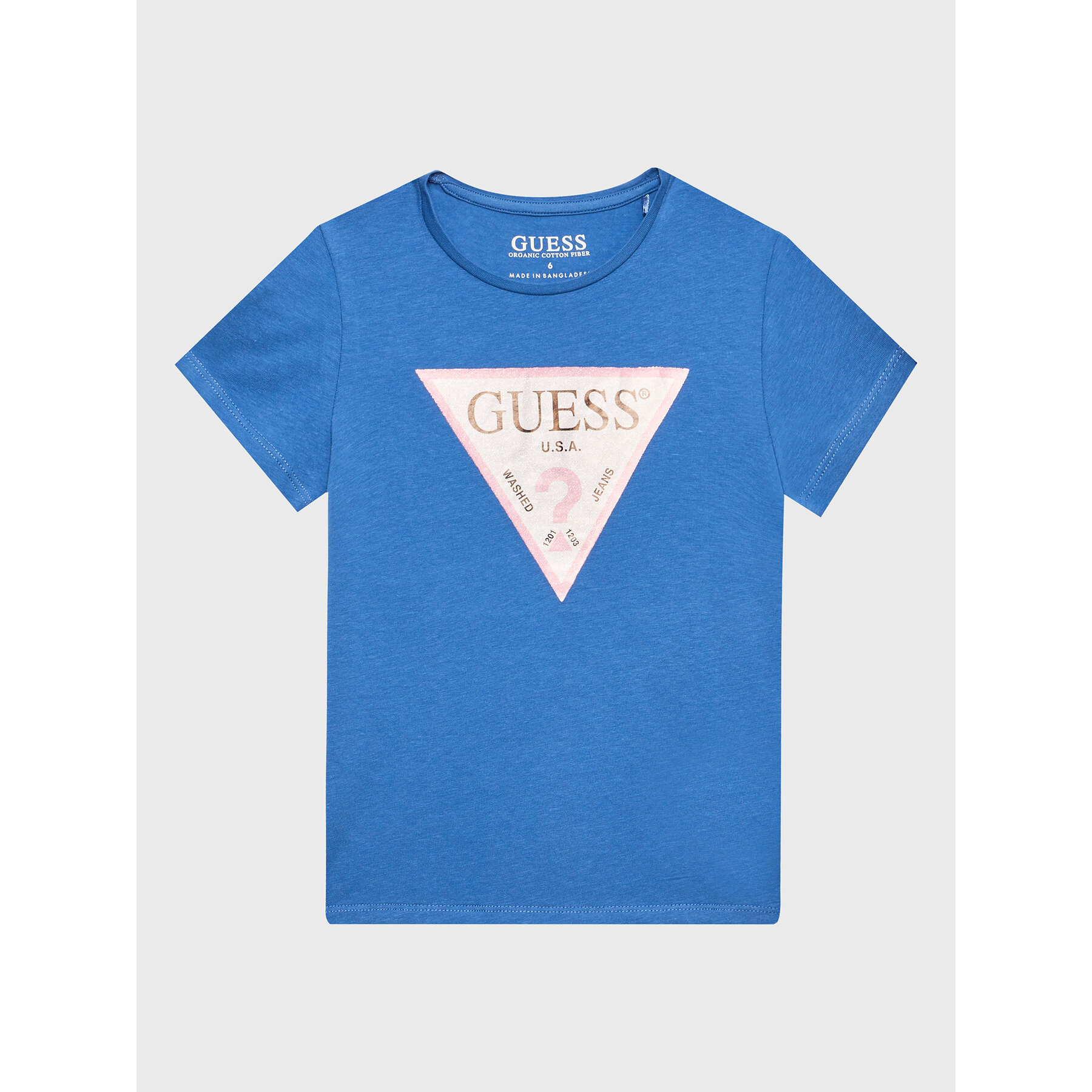 Guess Póló K3GI27 K6YW1 Kék Regular Fit
