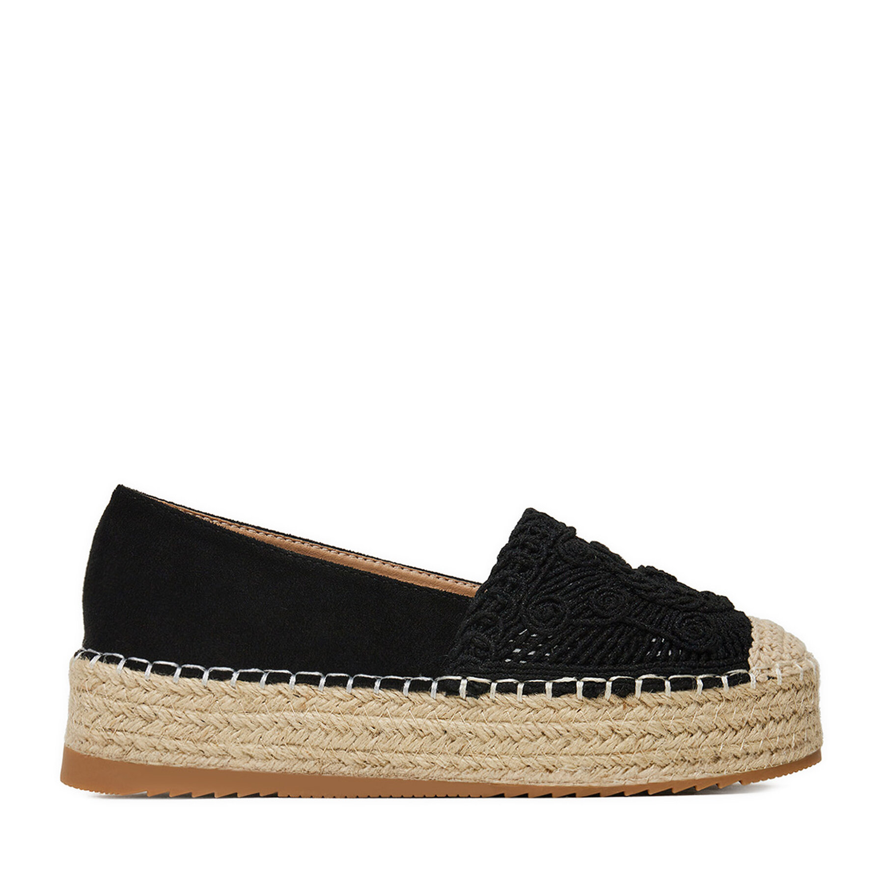 Espadrilky DeeZee LE601-66 Čierna