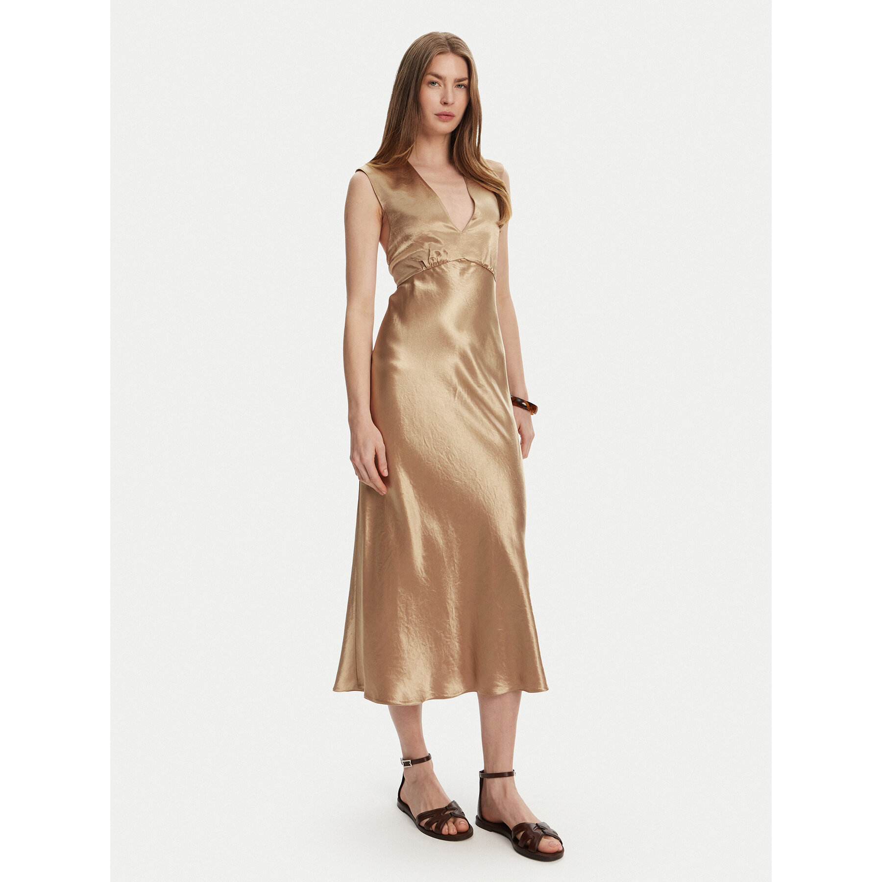 Max Mara Leisure Coctailkleid Glizia 2516221048 Braun Regular Fit