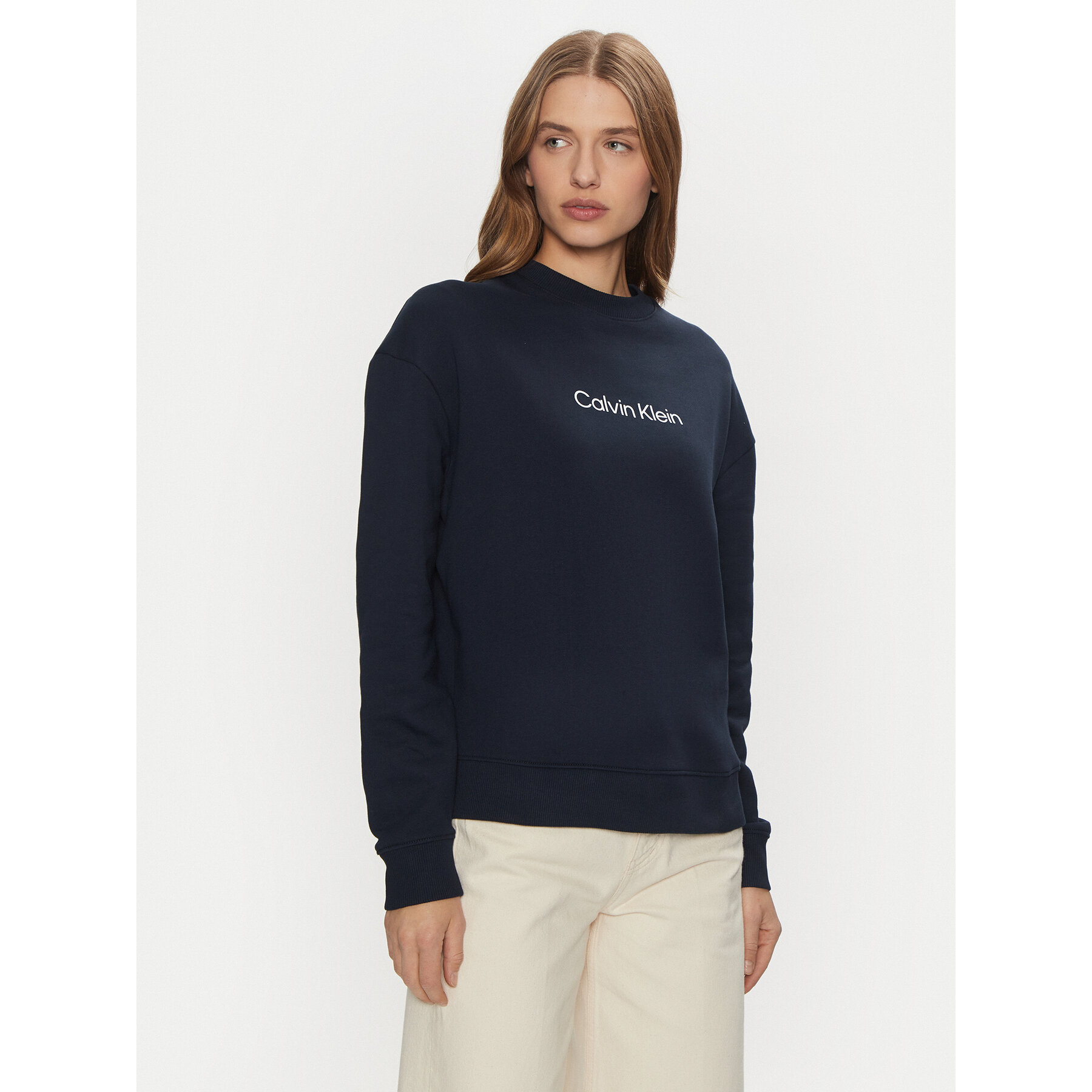 Calvin Klein Sweatshirt K20K205450 Dunkelblau Regular Fit
