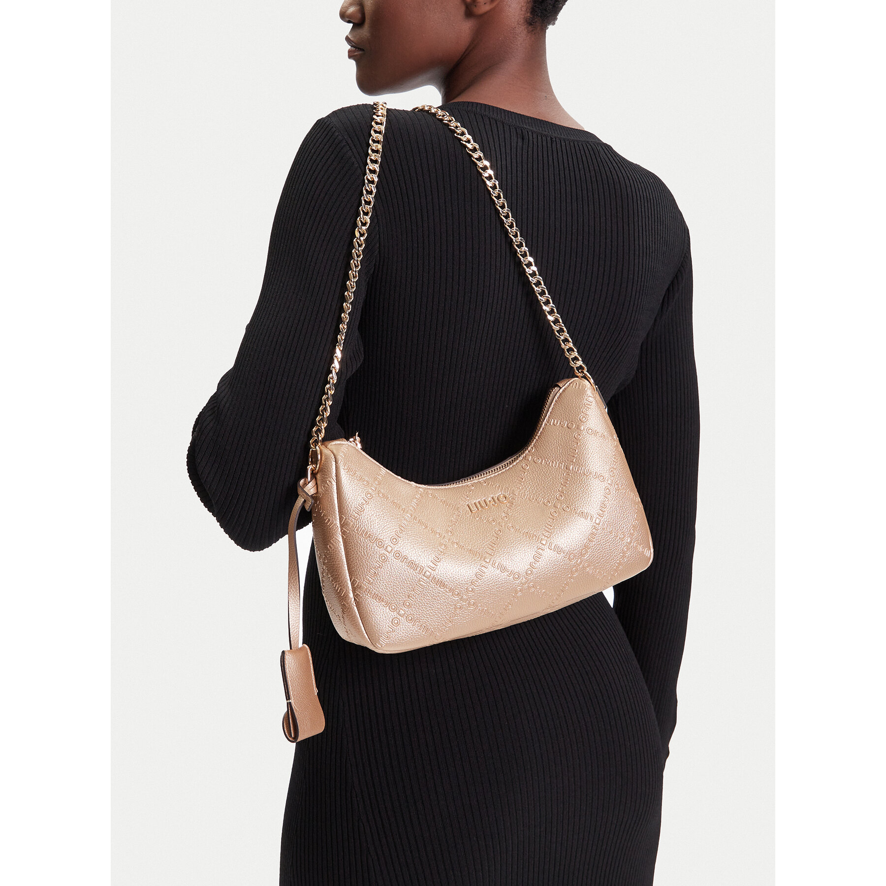 Geantă Liu Jo Ecs S Hobo AF5056 E0538 Auriu