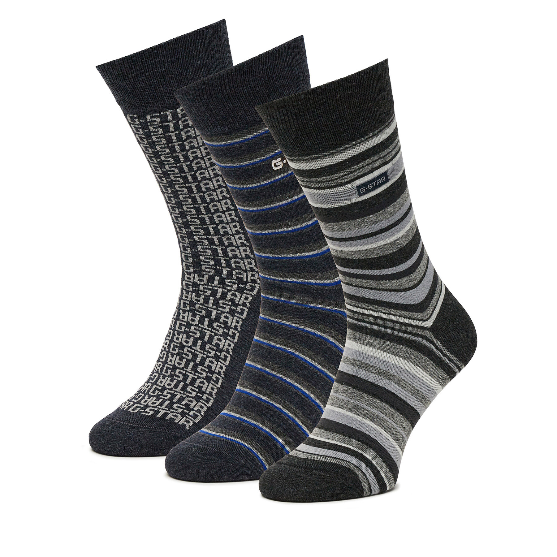 Ponožky G-Star Raw AS_G-STAR_W_047_SS25 (3-PACK) Čierna