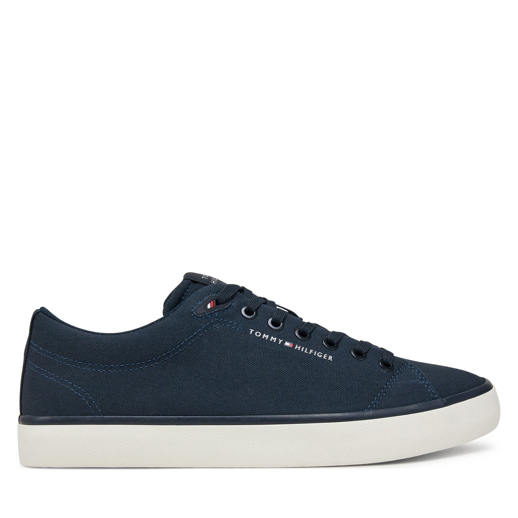 Teniși Tommy Hilfiger Hi Vulc Low Core Canvas FM0FM05396 Bleumarin