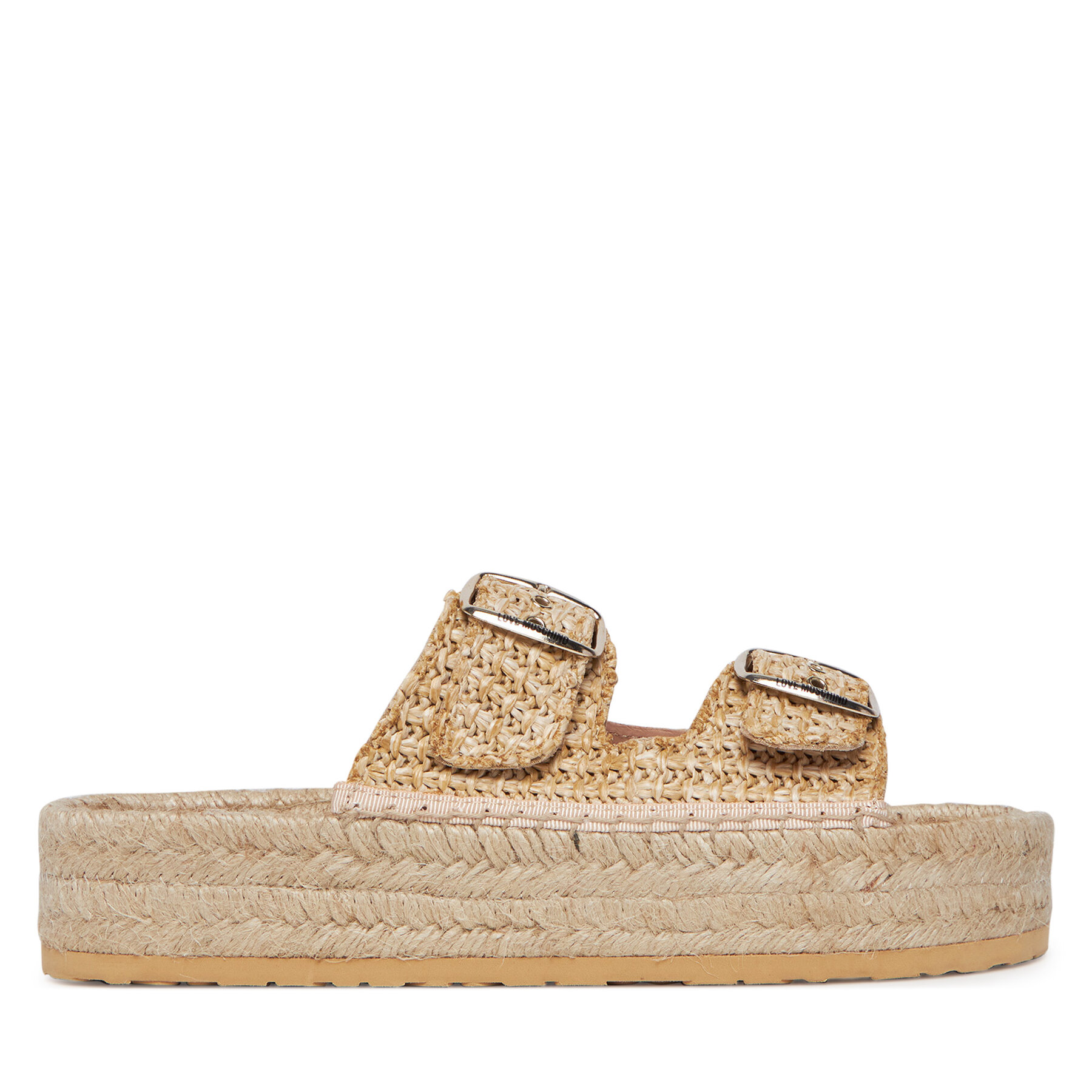 Dámske Espadrilky LOVE MOSCHINO, Rozmer: 37, Béžová, JA28393G0MJQ0107