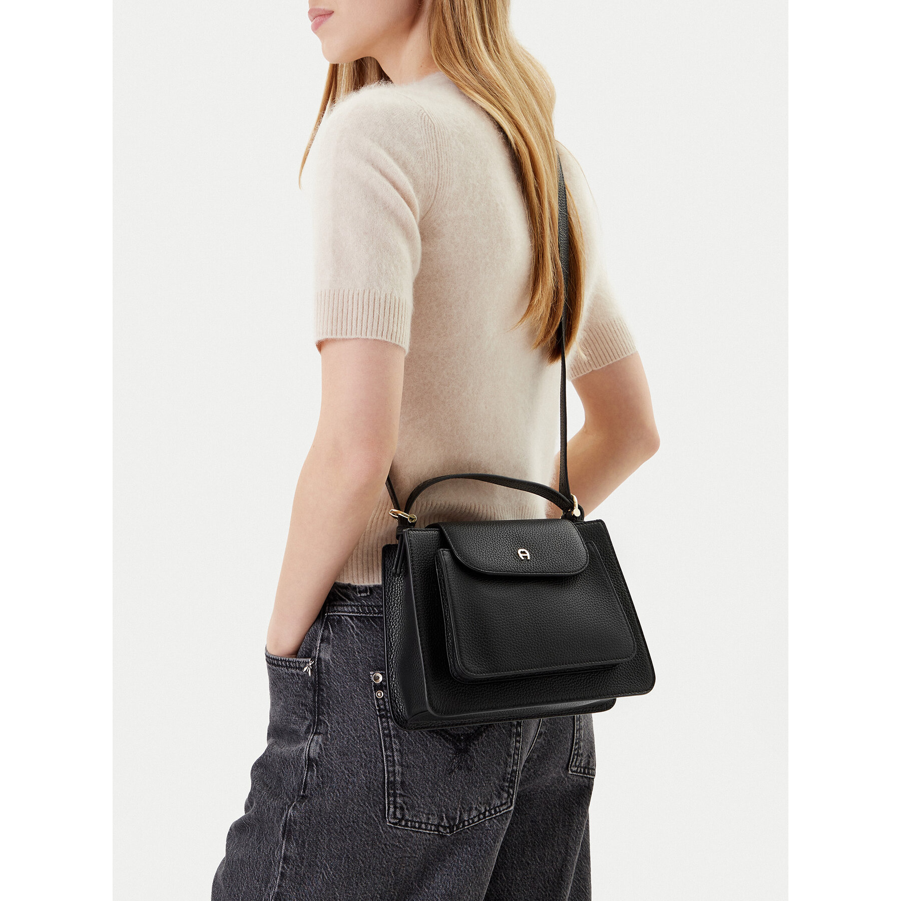 Borsetta Aigner Delia S 133020 Nero