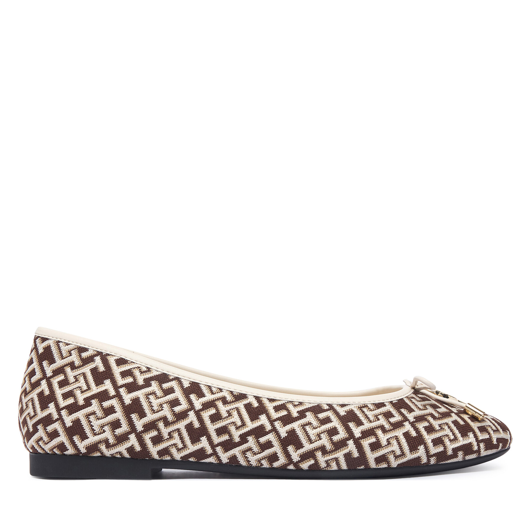Balerinke Tommy Hilfiger Th Charm Jacquard Ballerina FW0FW09504 Pisana