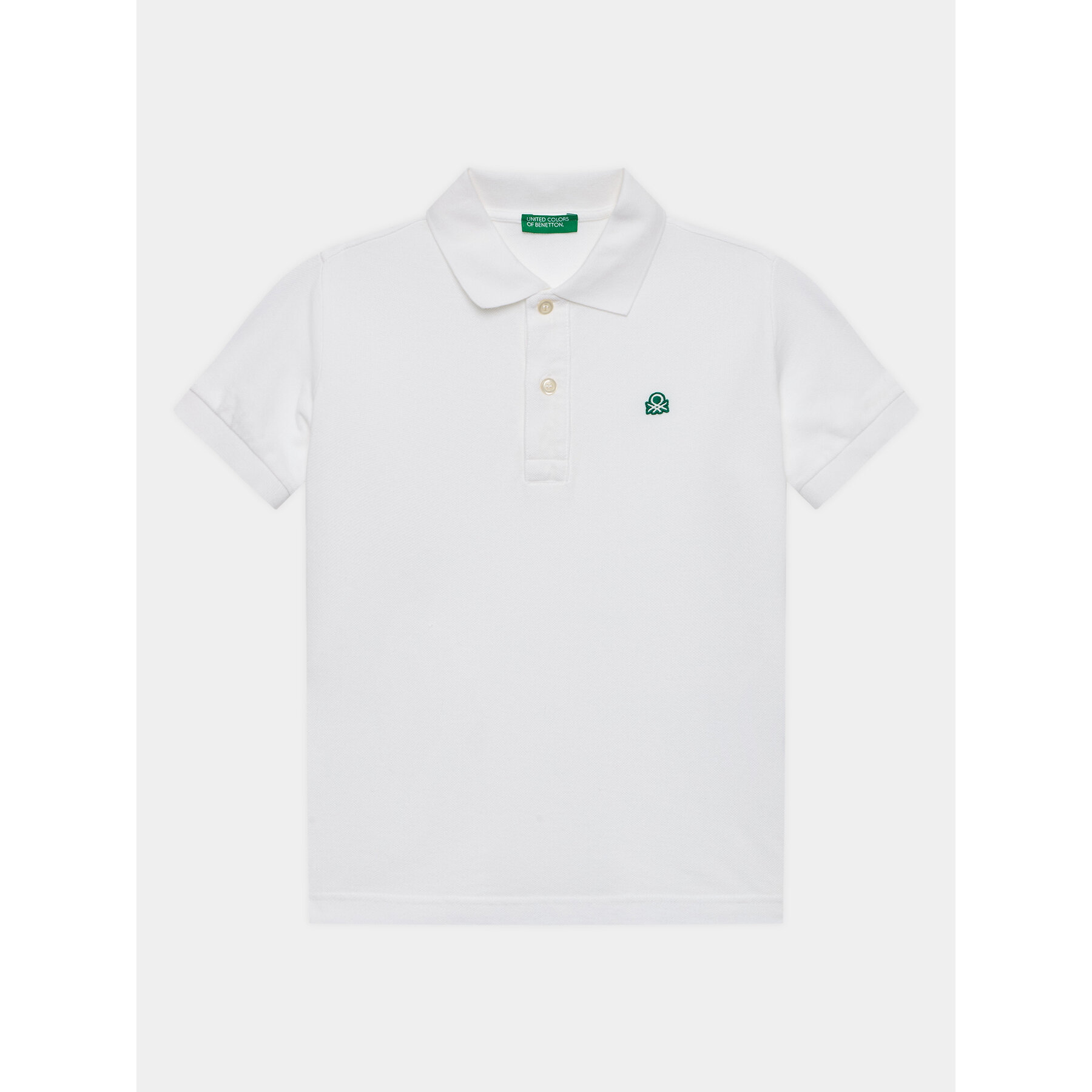 United Colors Of Benetton Polo 3089C300Q Bianco Regular Fit